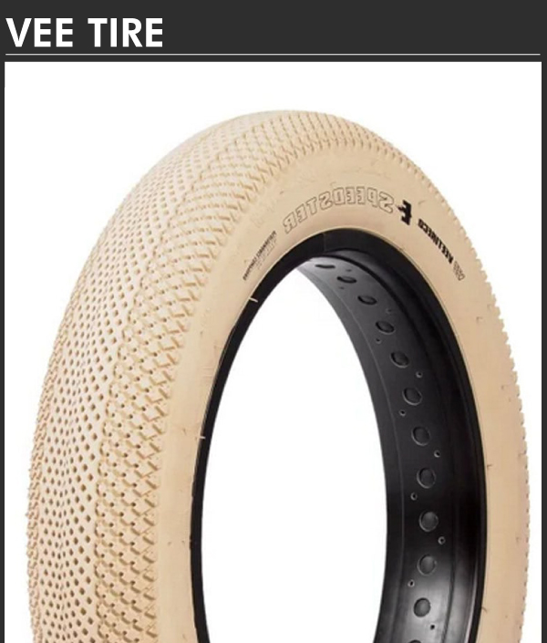 20x4.0 Vee tire 公路胖胎(米白色) 20x4.0 Vee tire 公路胖胎(米白色)