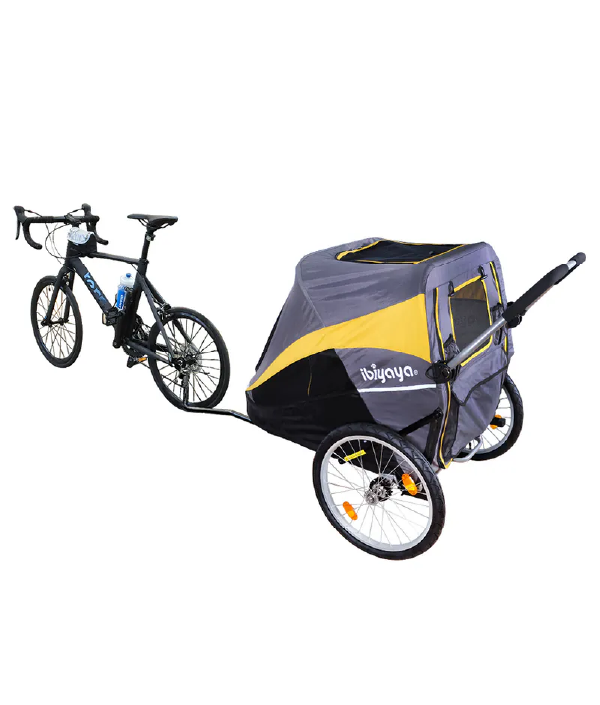 ibiyaya 黃金巴士充氣胎寵物推車2.0進化版