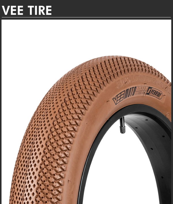 20x4.0 Vee tire 公路胖胎(咖啡色) 20x4.0 Vee tire 公路胖胎(咖啡色)