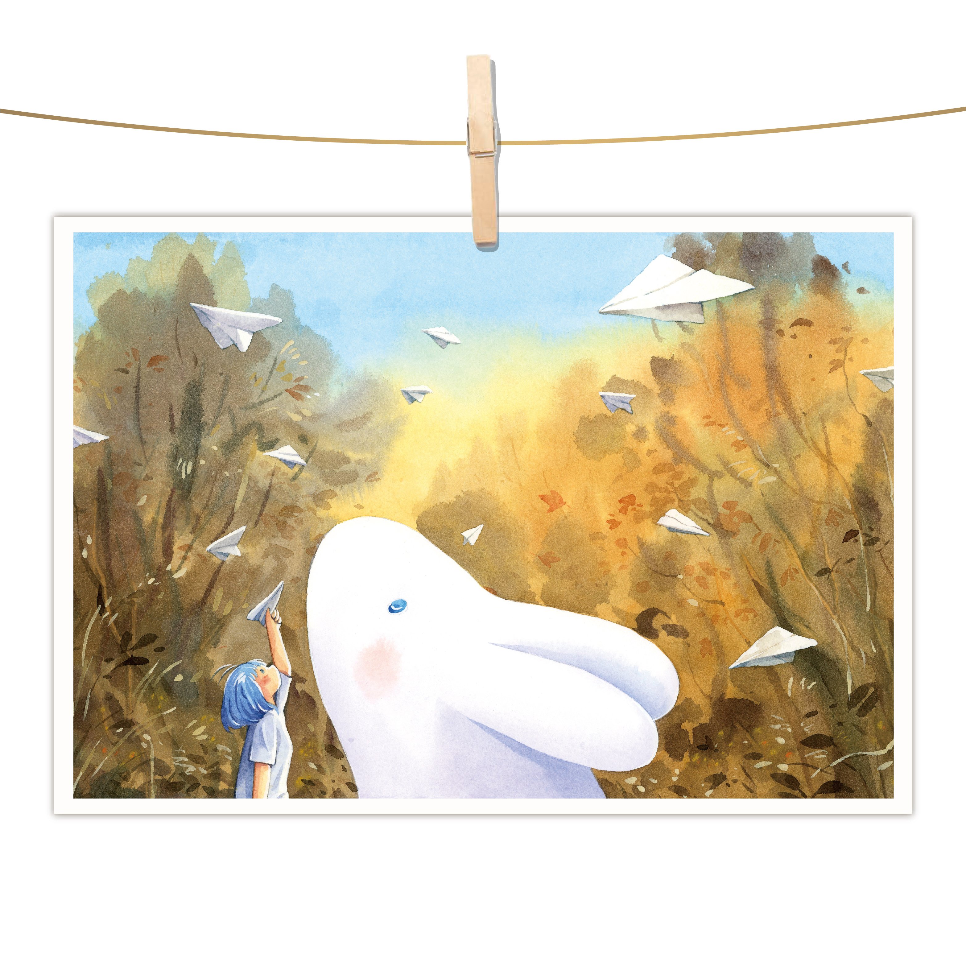 明信片 - 思念的摺紙