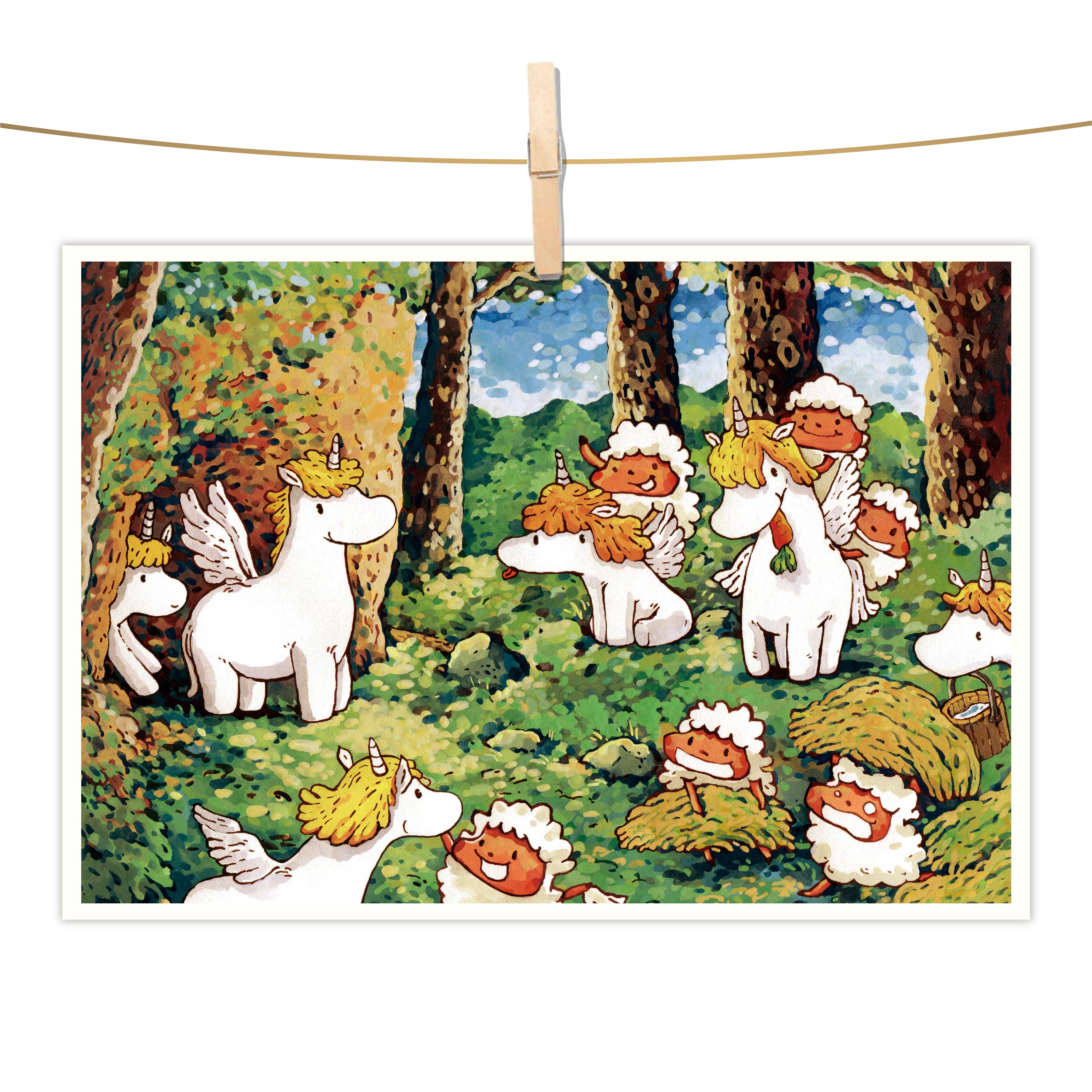 明信片 - 心中的獨角飛馬