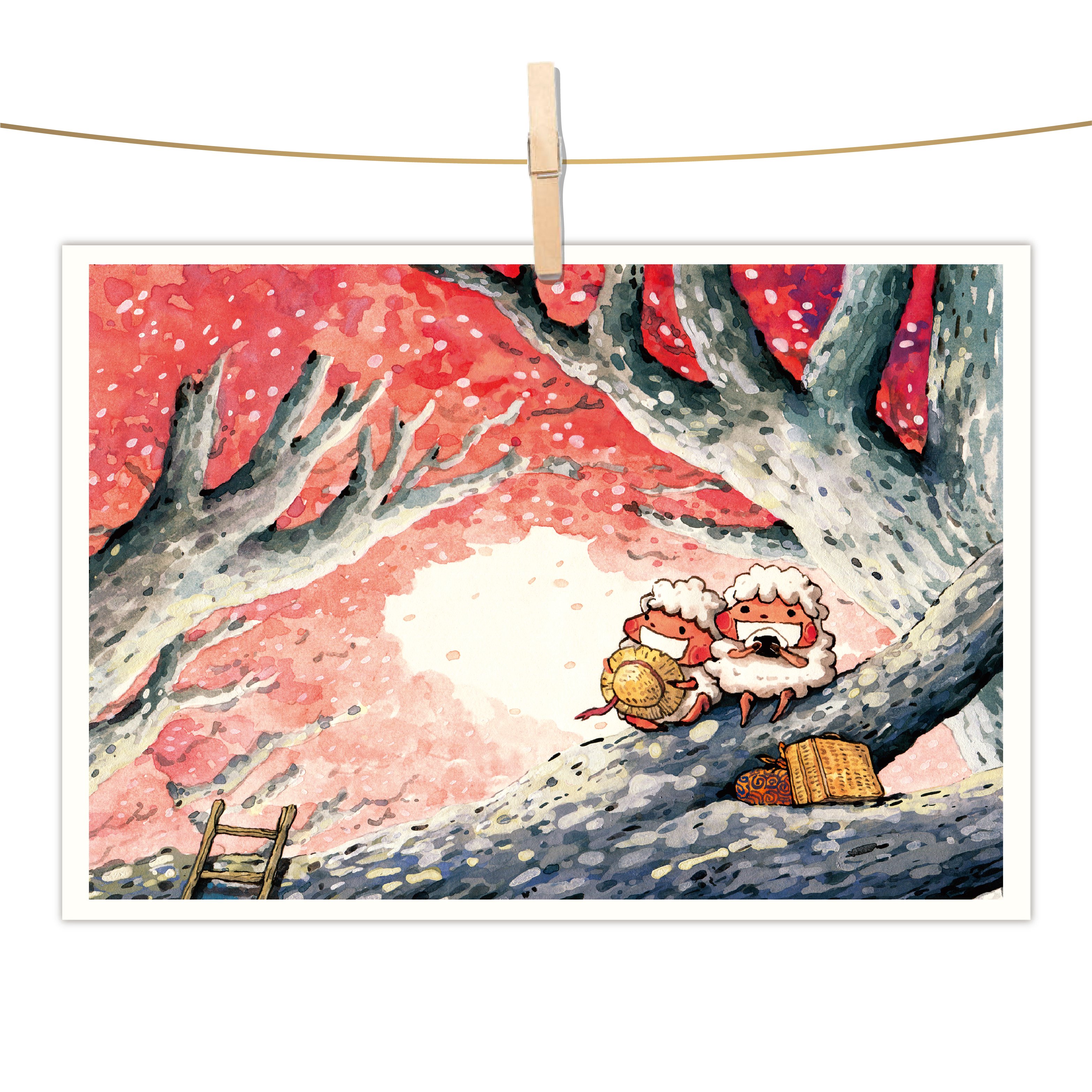 明信片 - 微笑櫻花