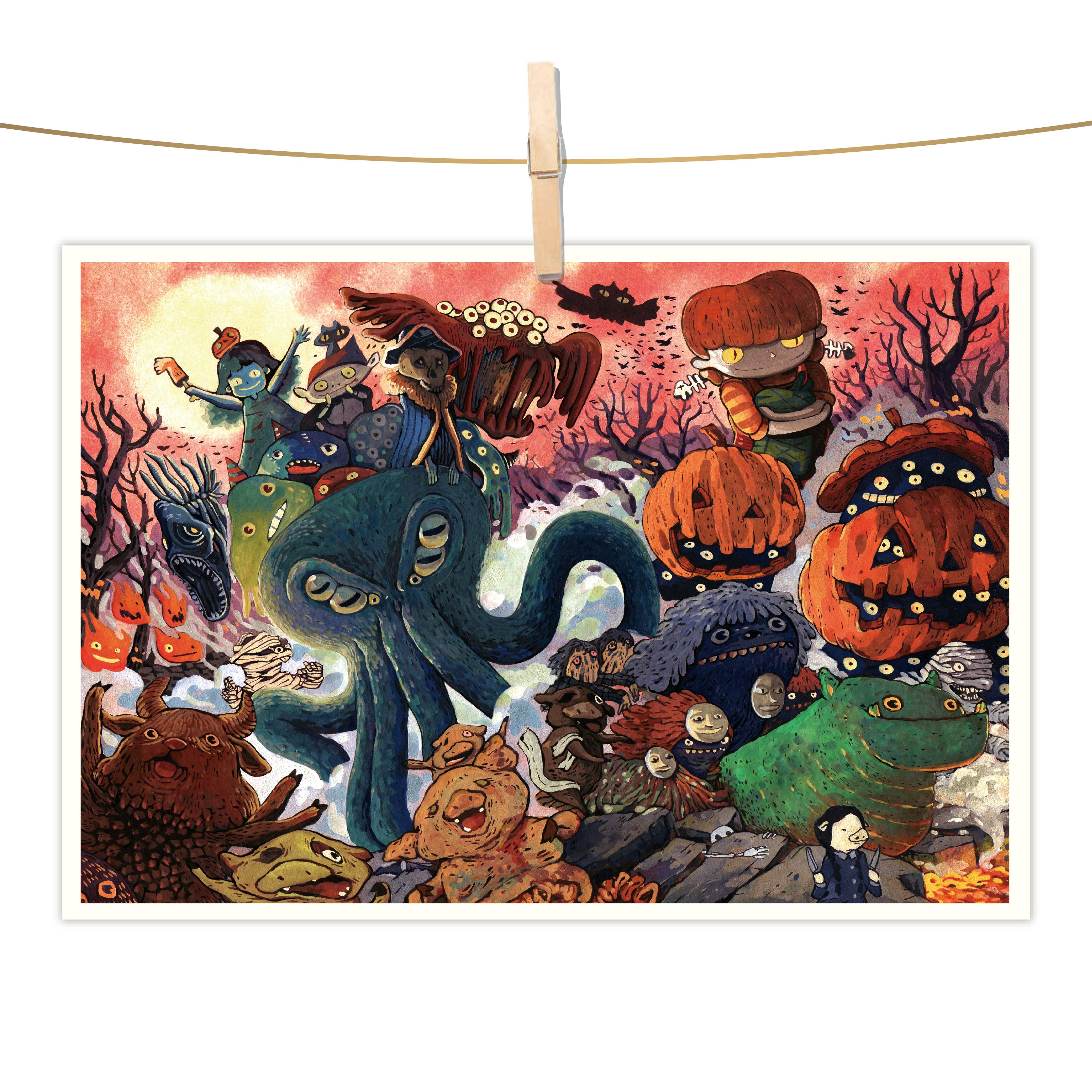 明信片 - 萬聖小夜遊