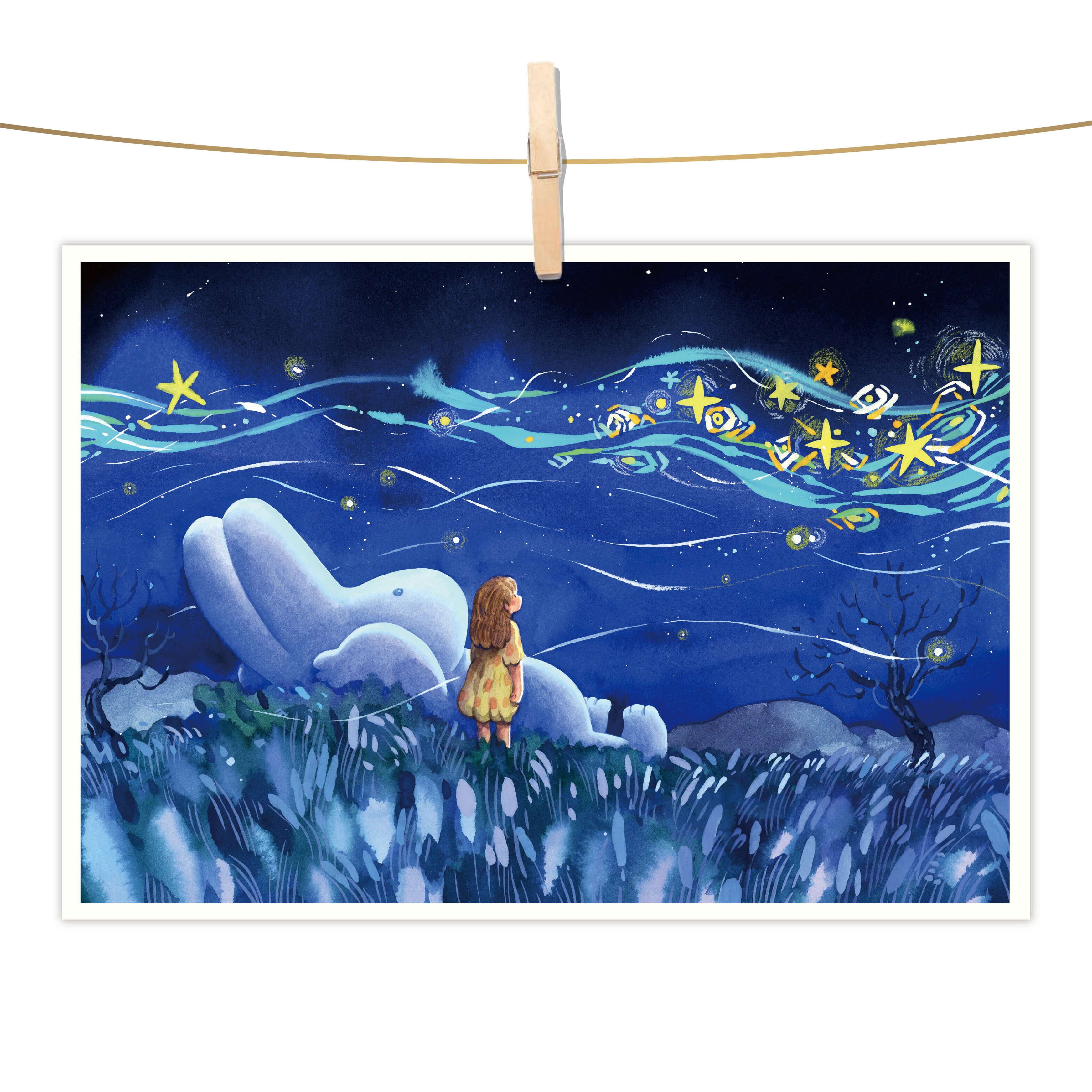 明信片 - 星空下