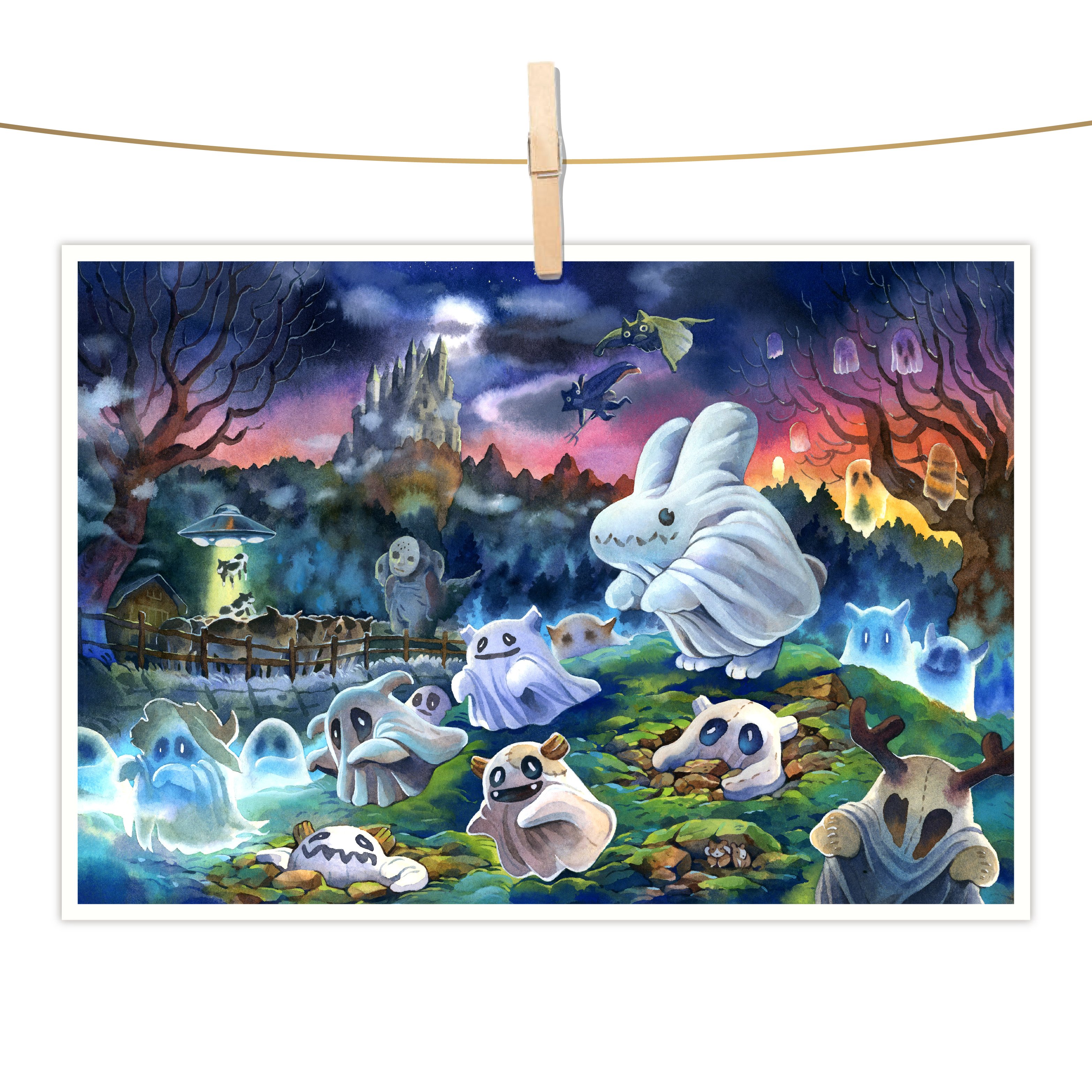 明信片 - 怪奇物語