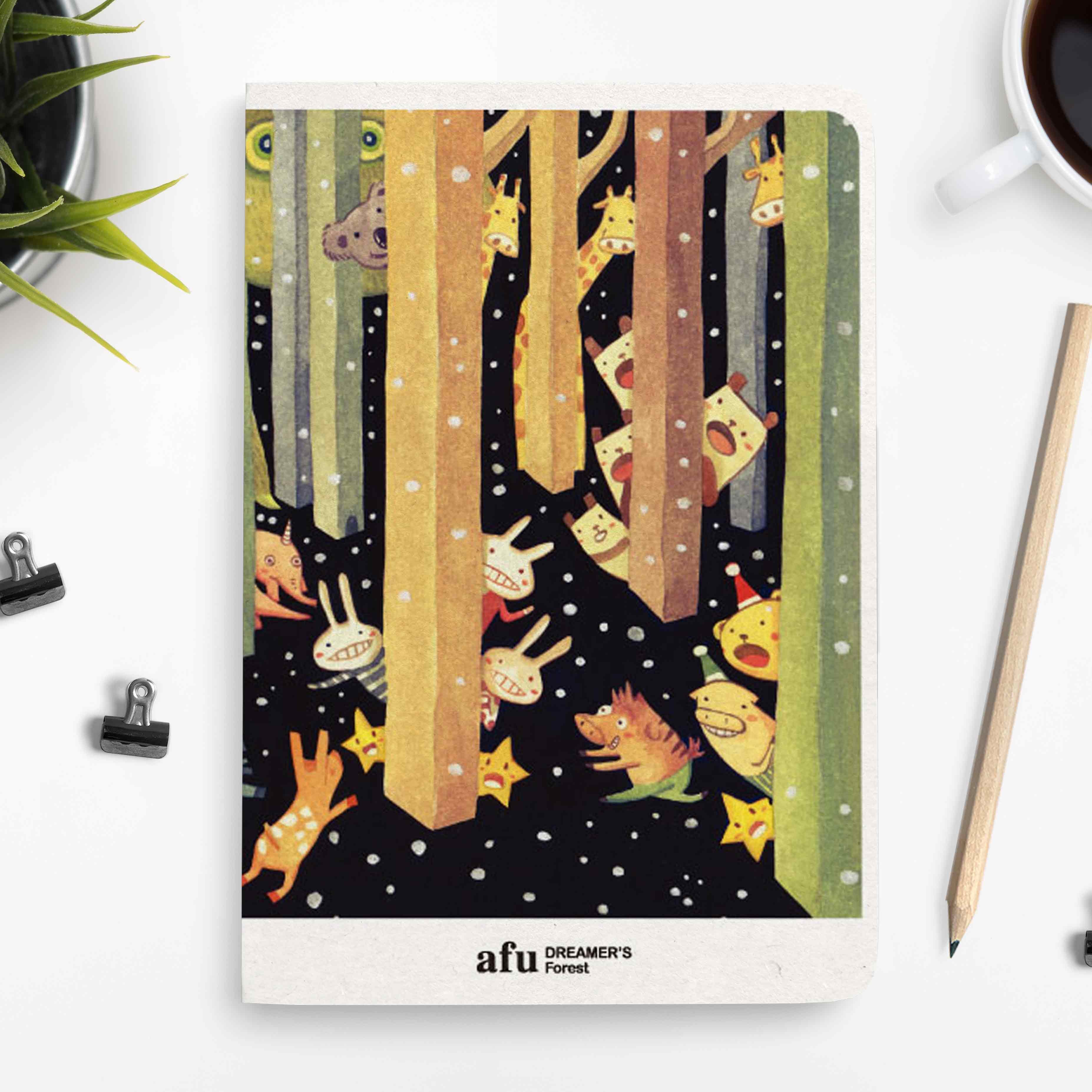 格紋筆記本 - 尋夢者森林