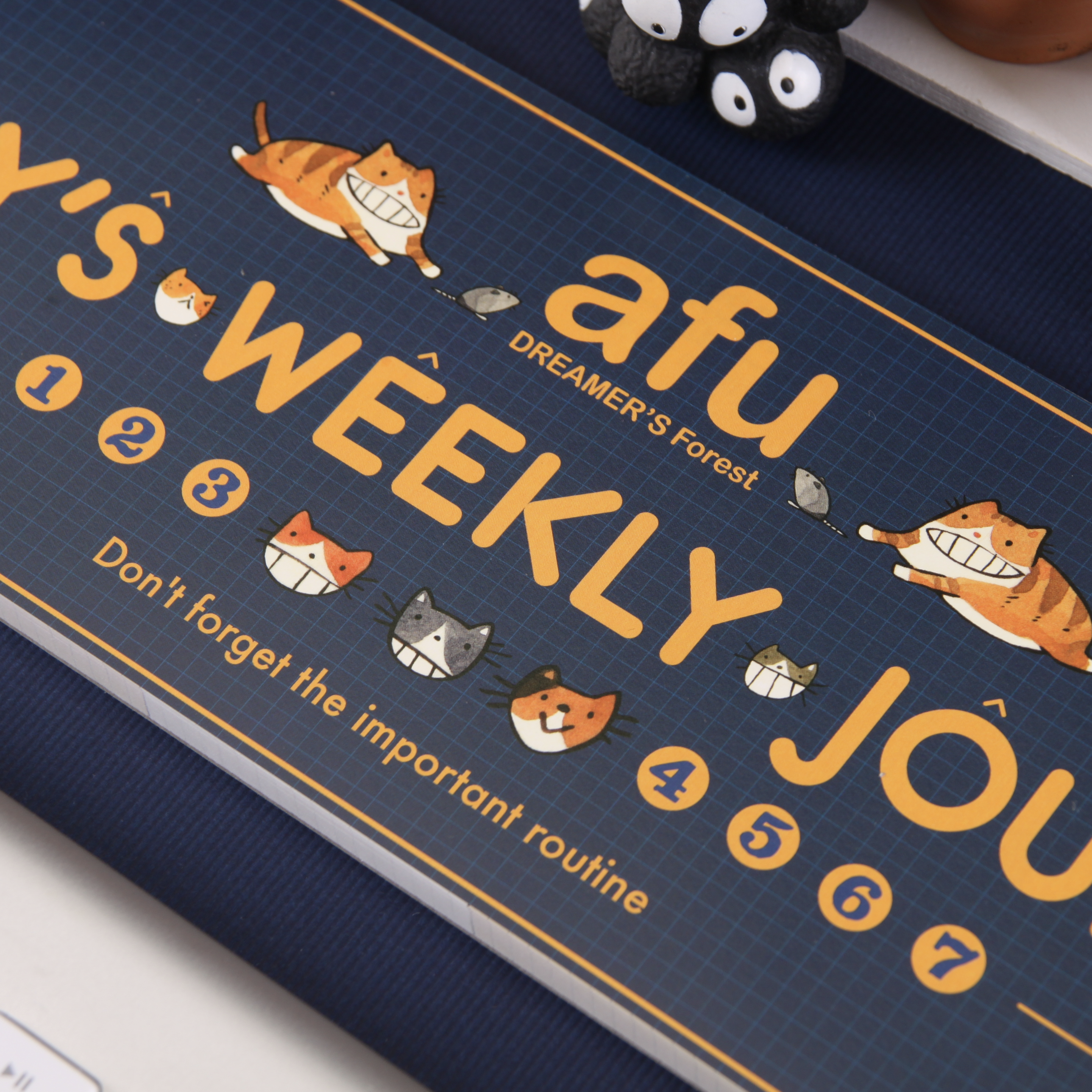 貓咪生活週記本 - 雅痞藍