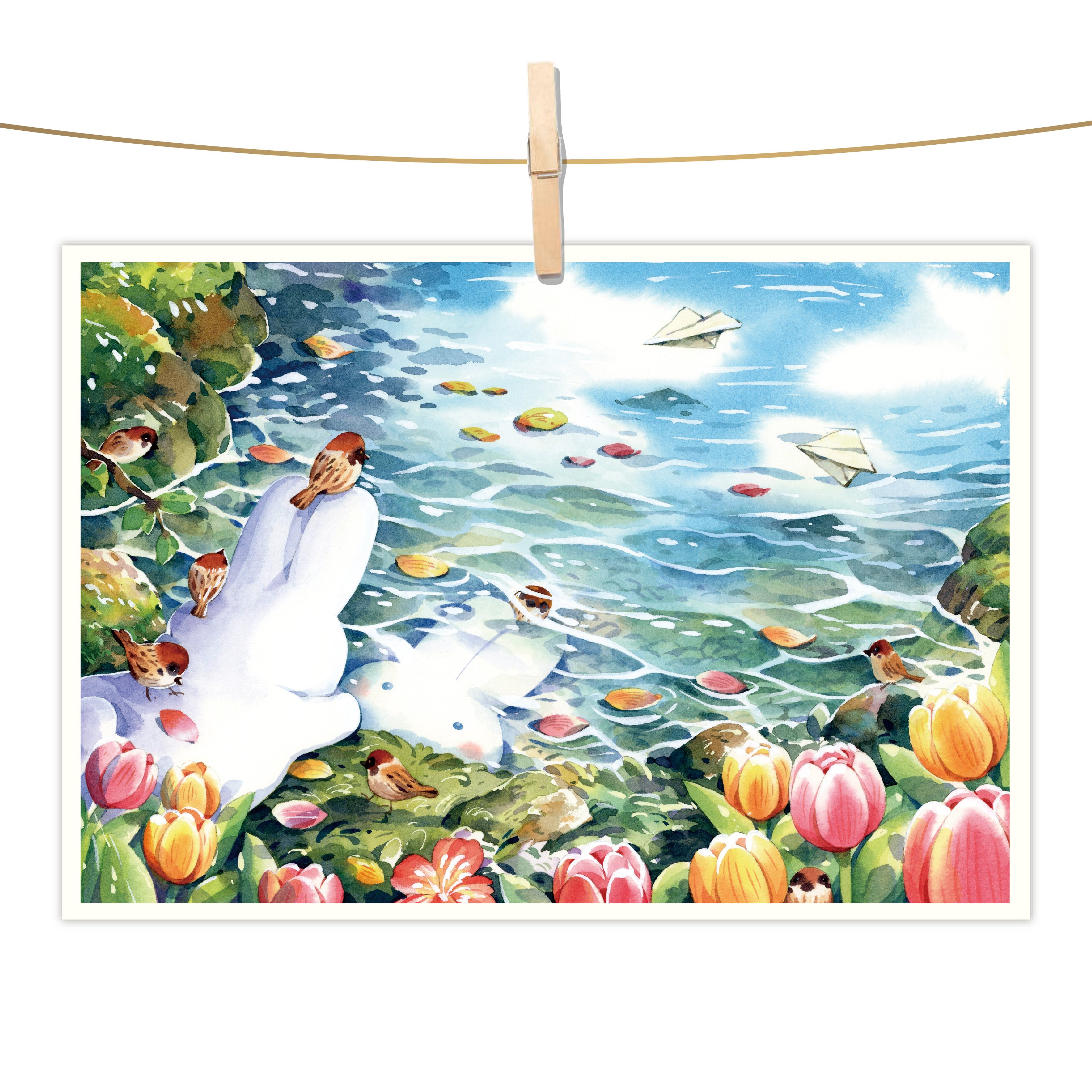 明信片 - 念念湖畔