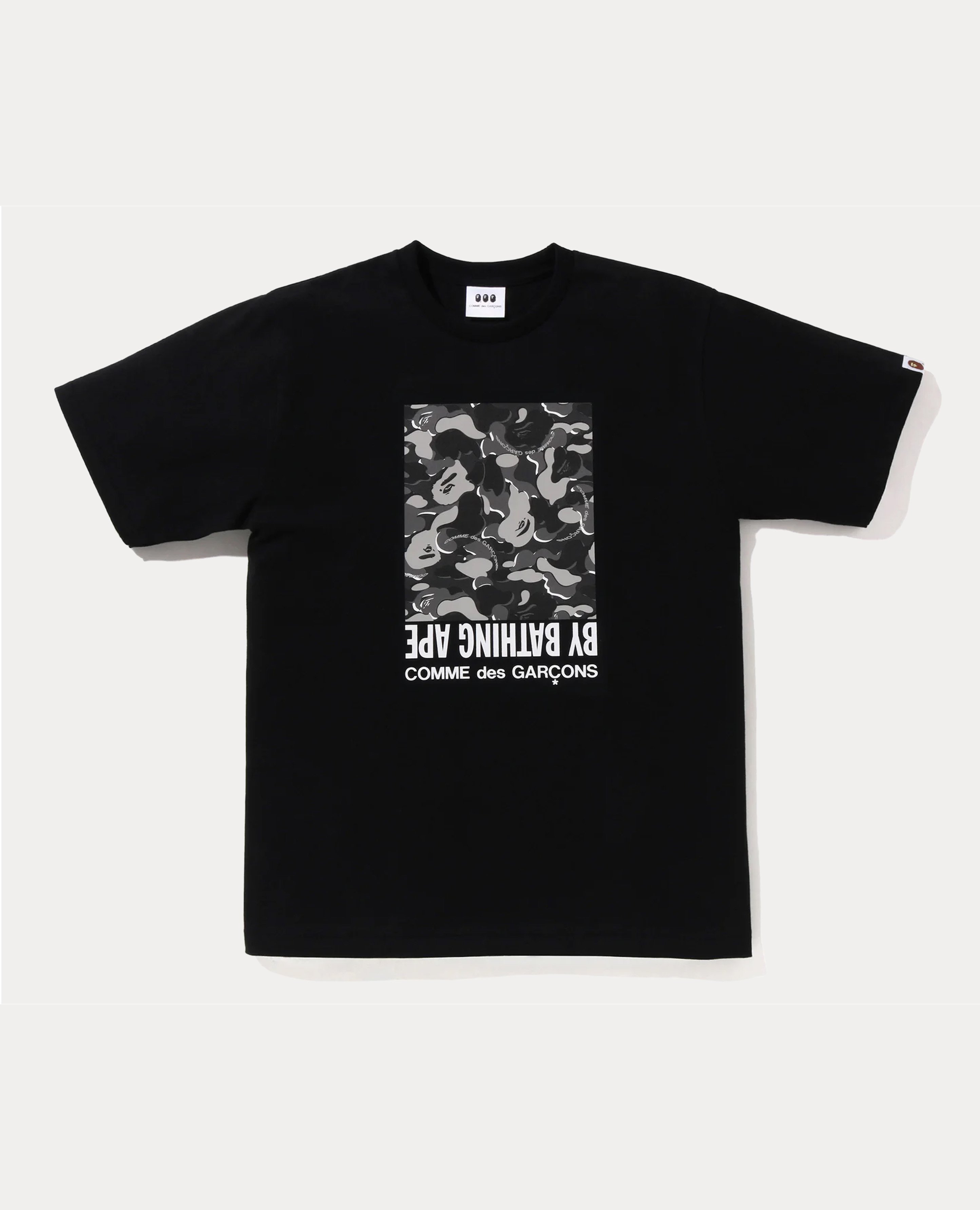 BAPE x Comme des Garcons Osaka Camo Box Tee