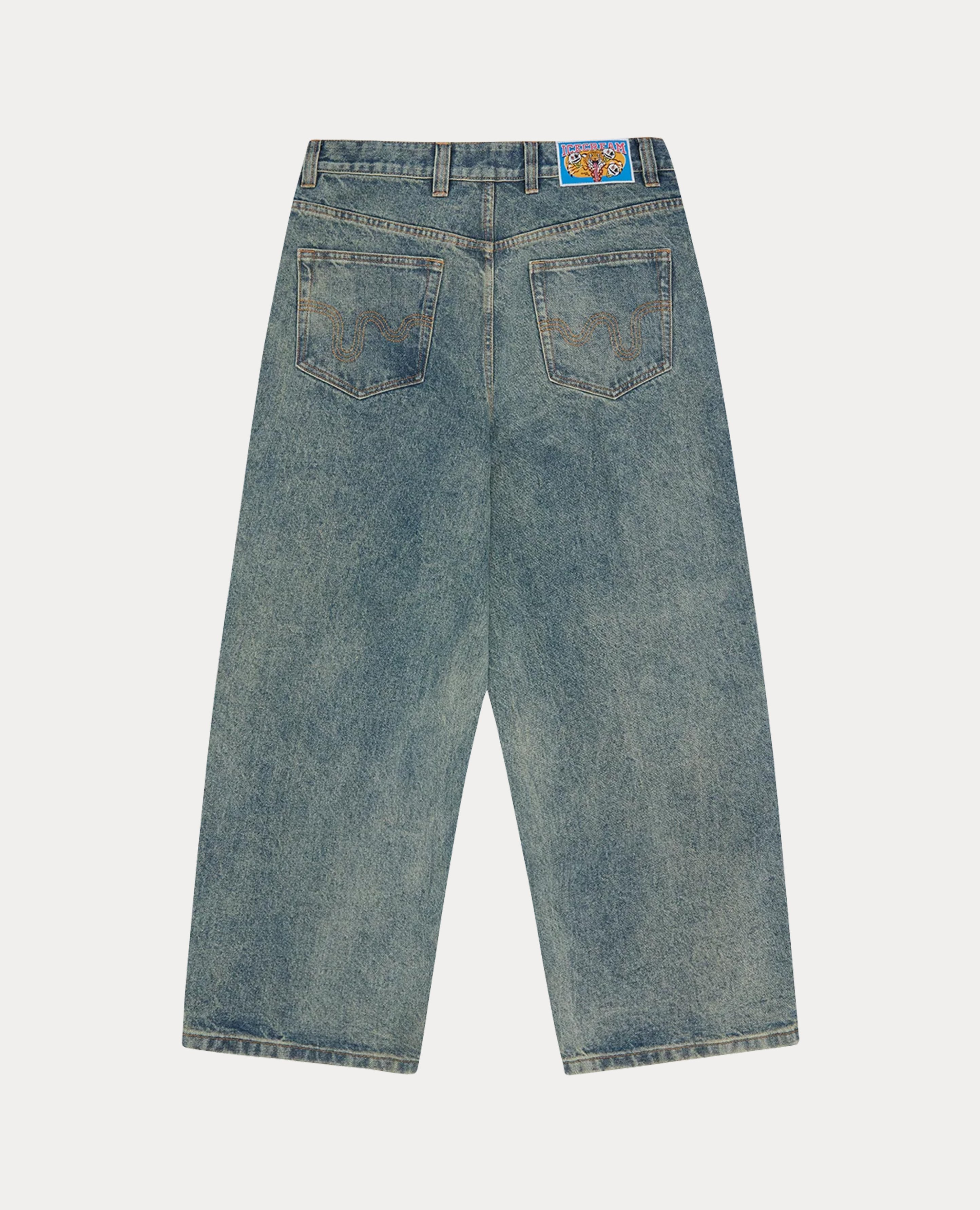 ICECREAM Running Dog Triple Scoop Wide Denim Jeans