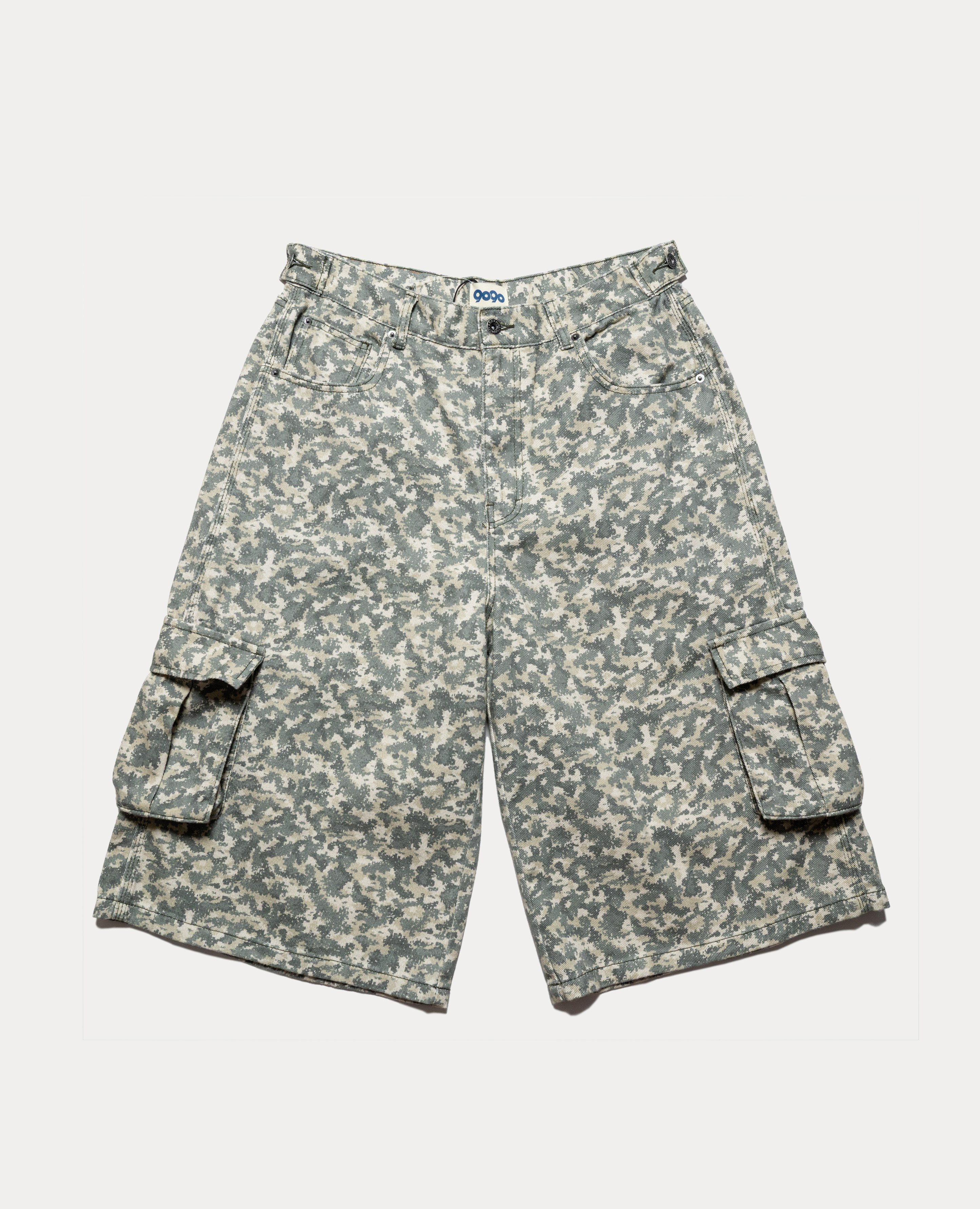 9090 King Logo Assort Cargo Shorts