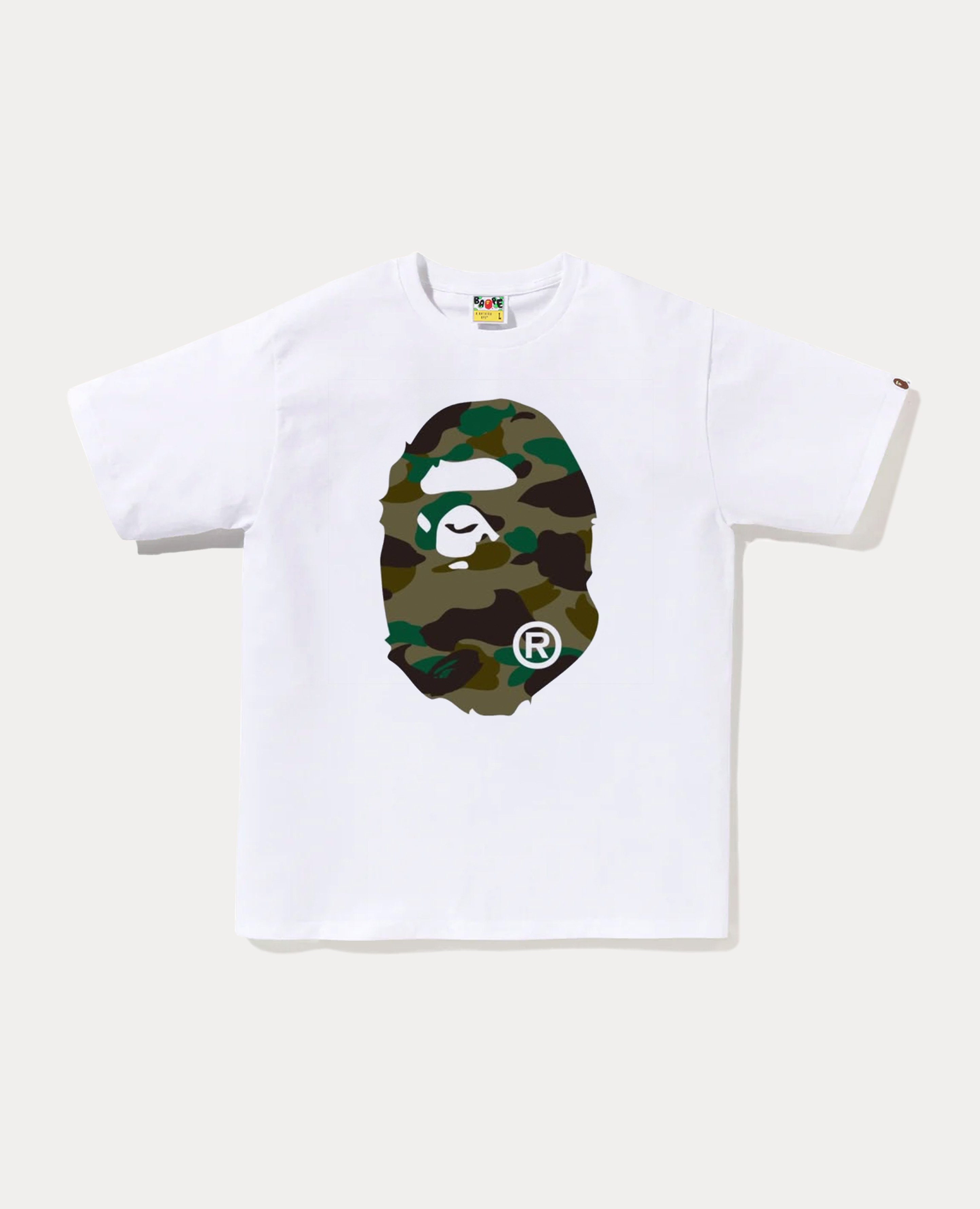 A Bathing Ape 1ST Camo Big Ape Head Tee