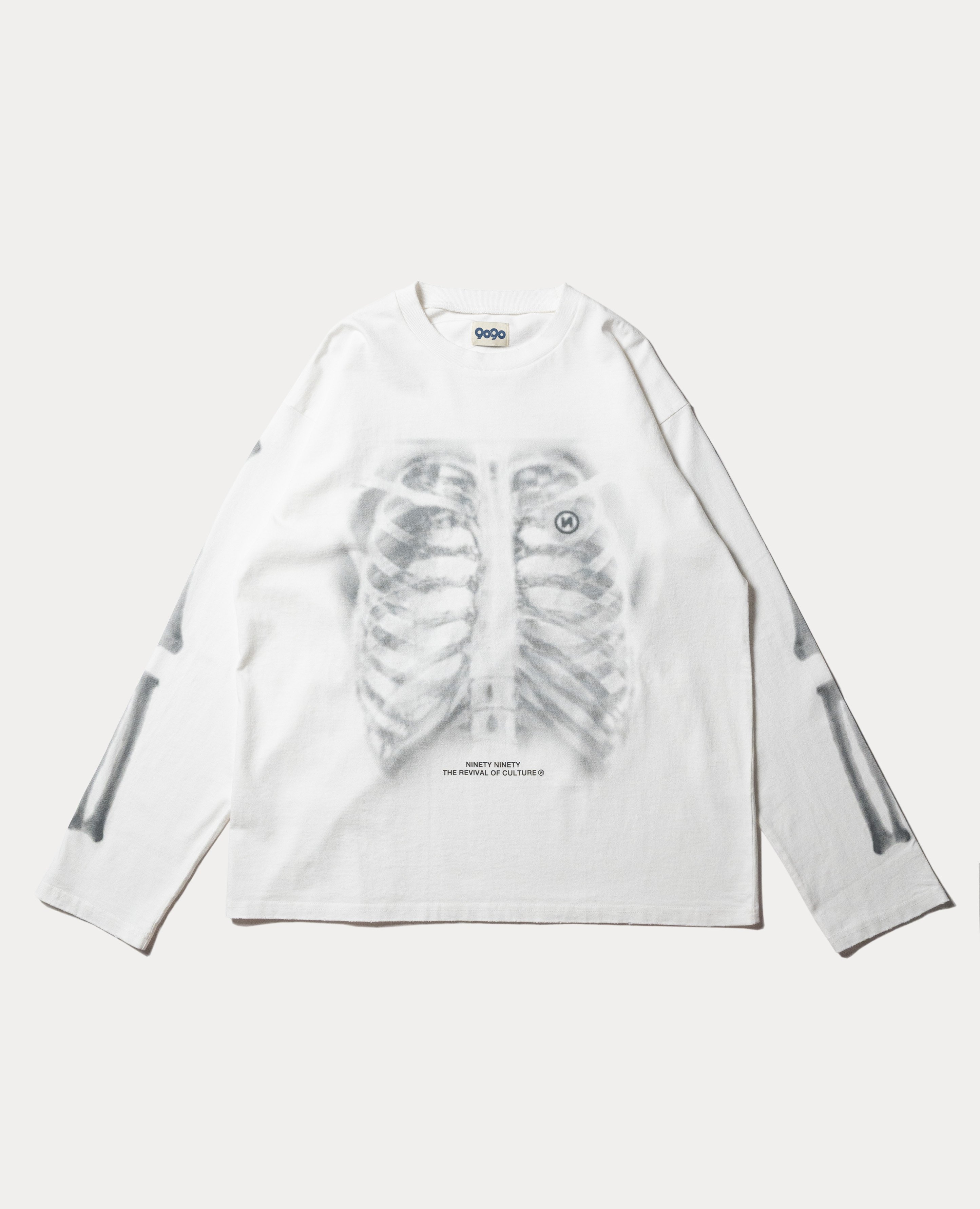 9090 X-ray Bone Vintage L/S Tee