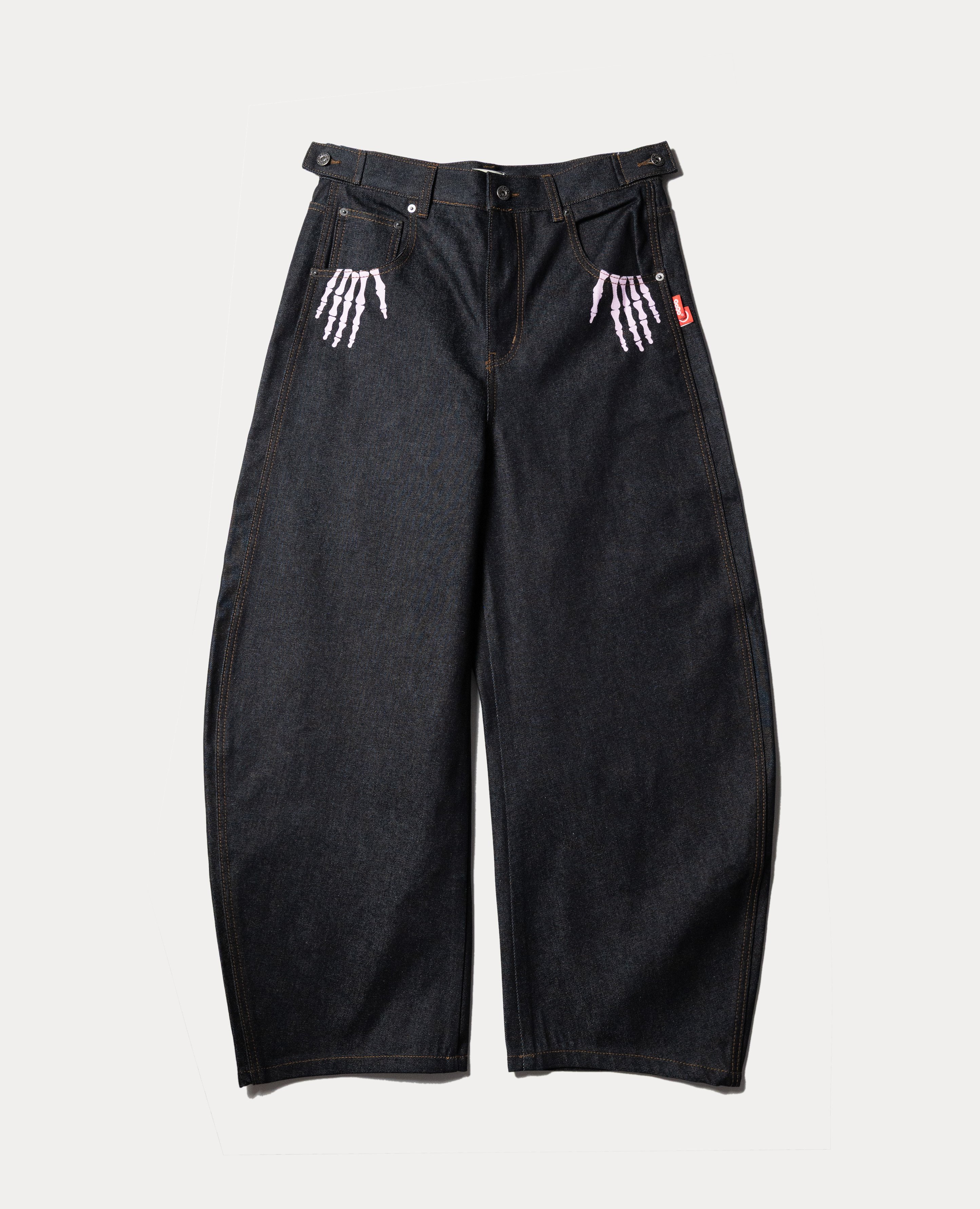 9090 Bone Hand Denim pants