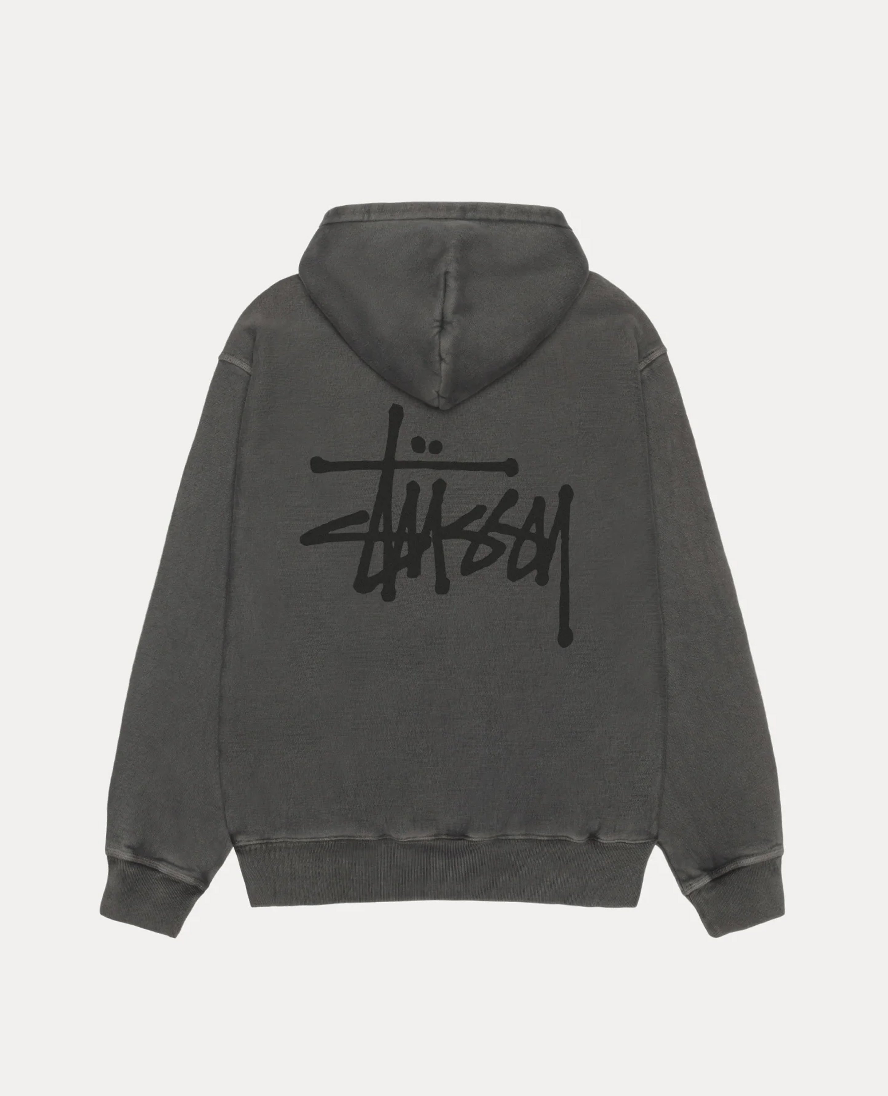 Stüssy Basic Zip Hoodie Pigment Dyed