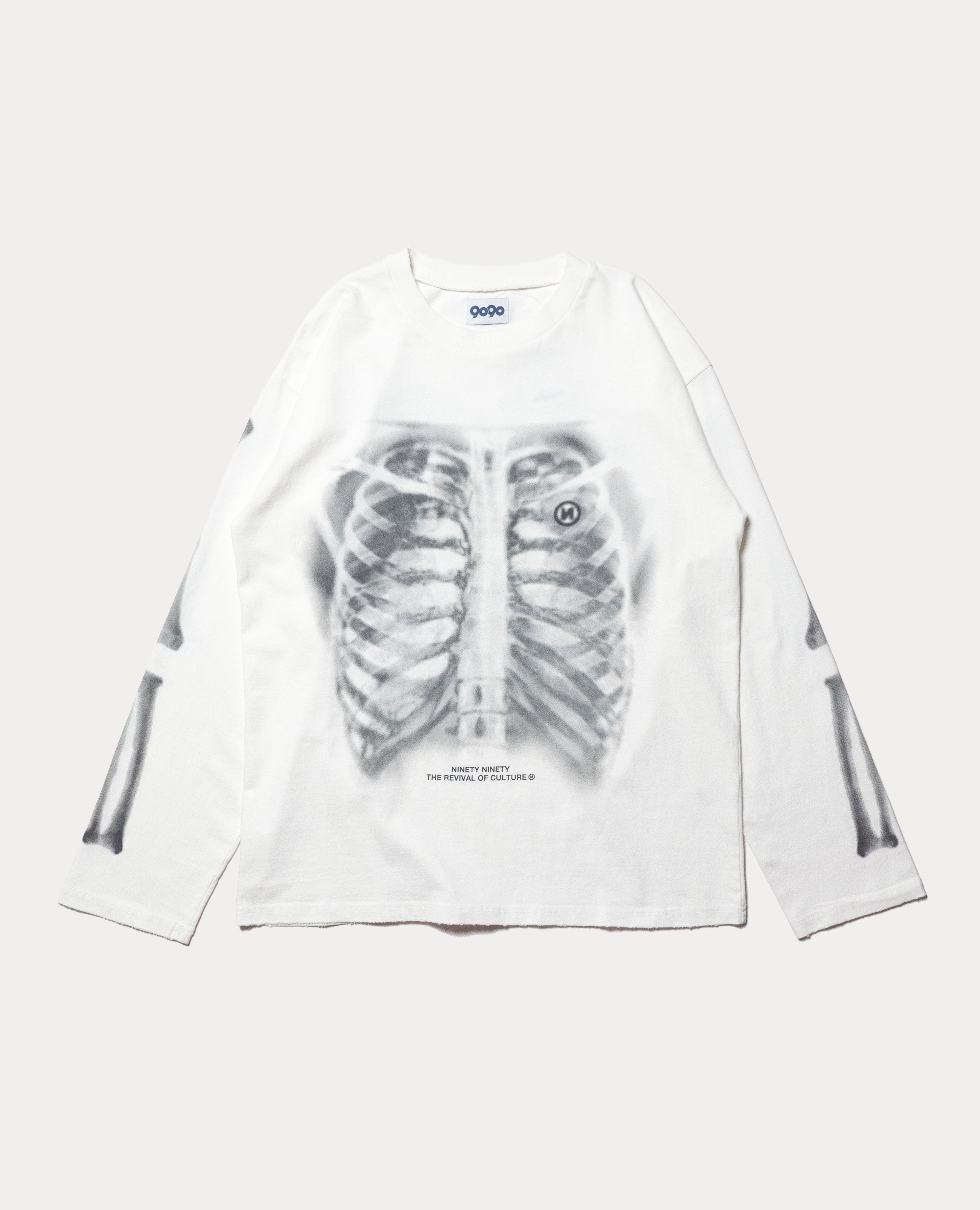 9090 X-ray Bone Vintage L/S Tee