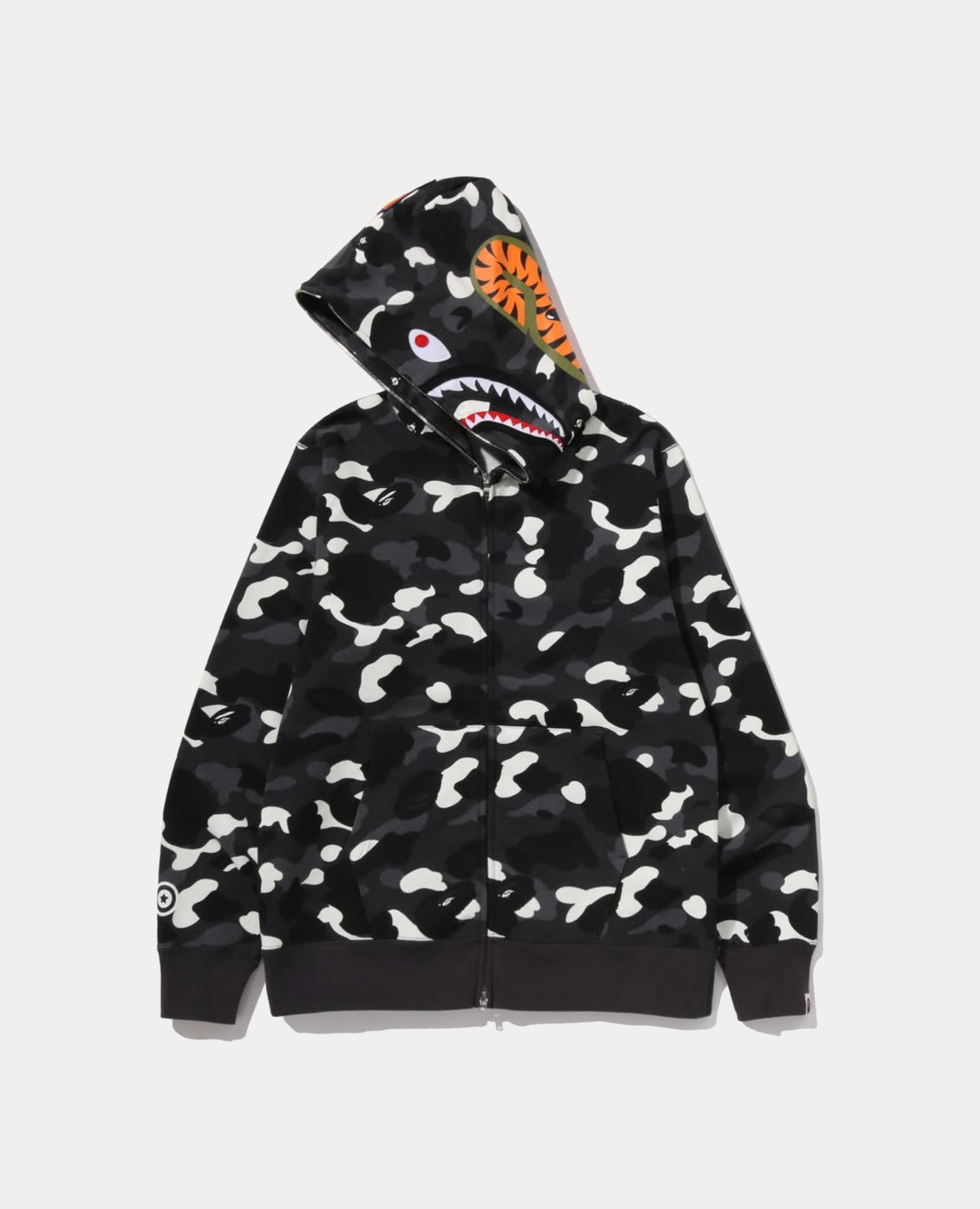A Bathing Ape City Camo Shark Regular Fit Full Zip Hoodie