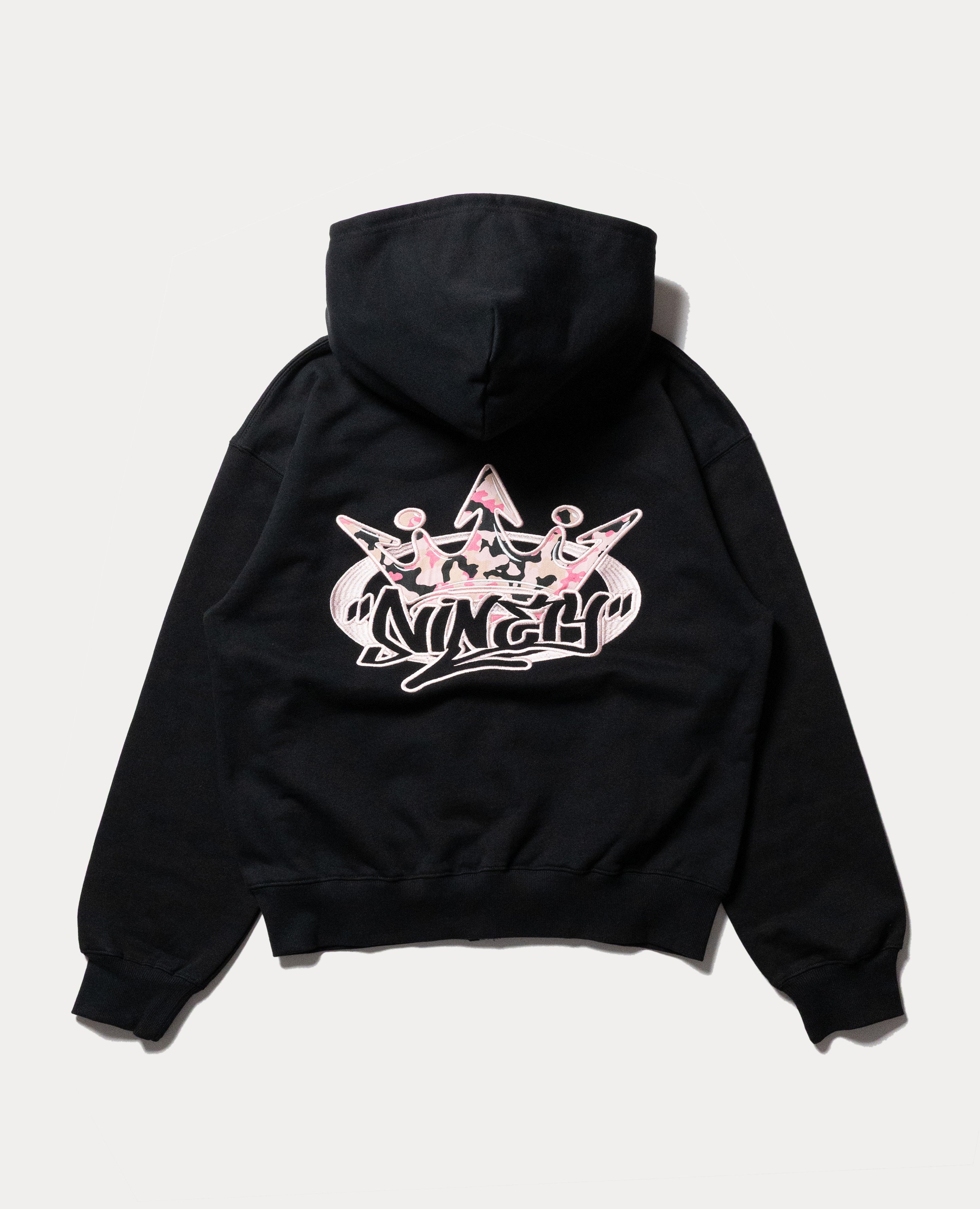 9090 King Logo Zip Hoodie