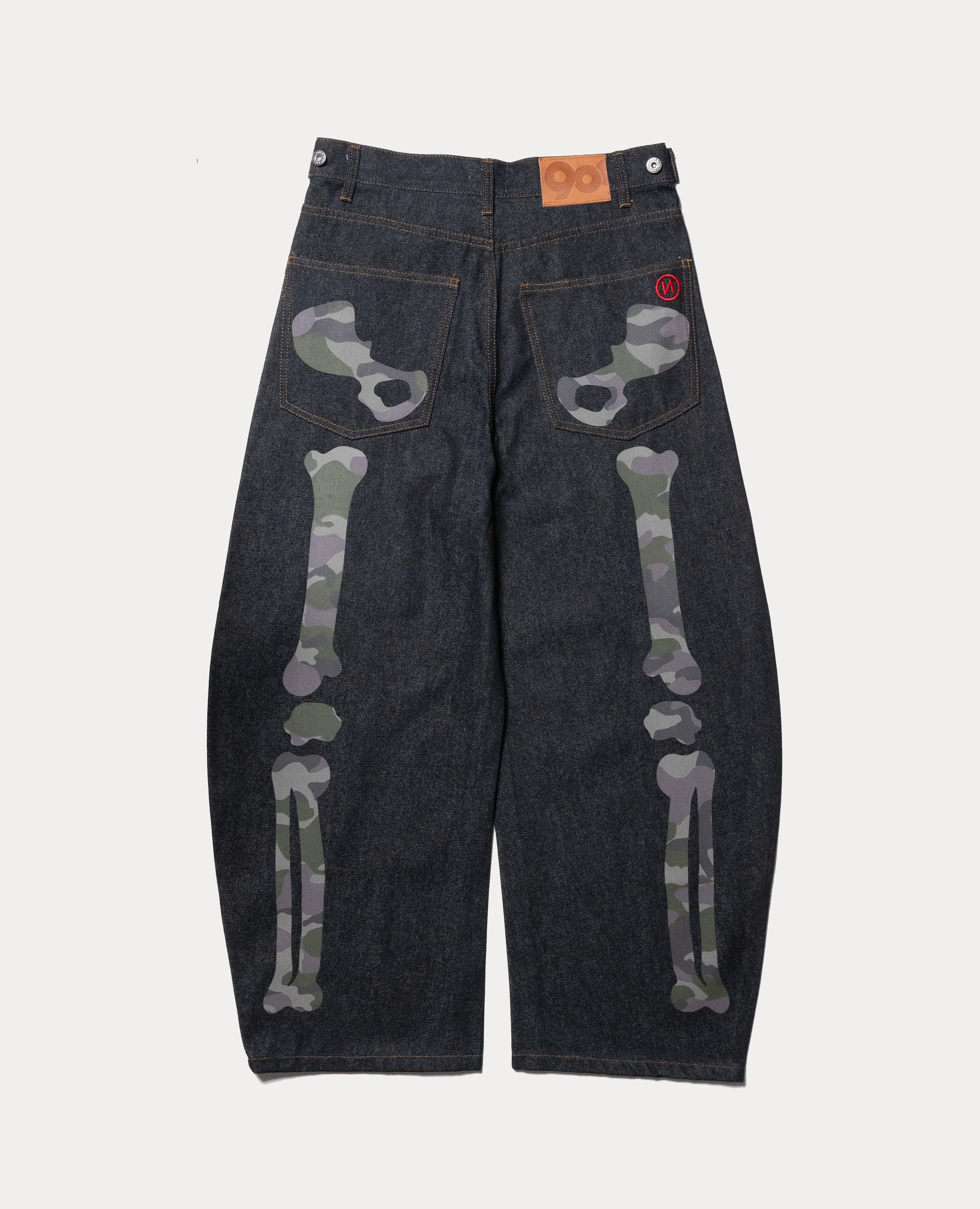 9090 Bone Hand Denim pants