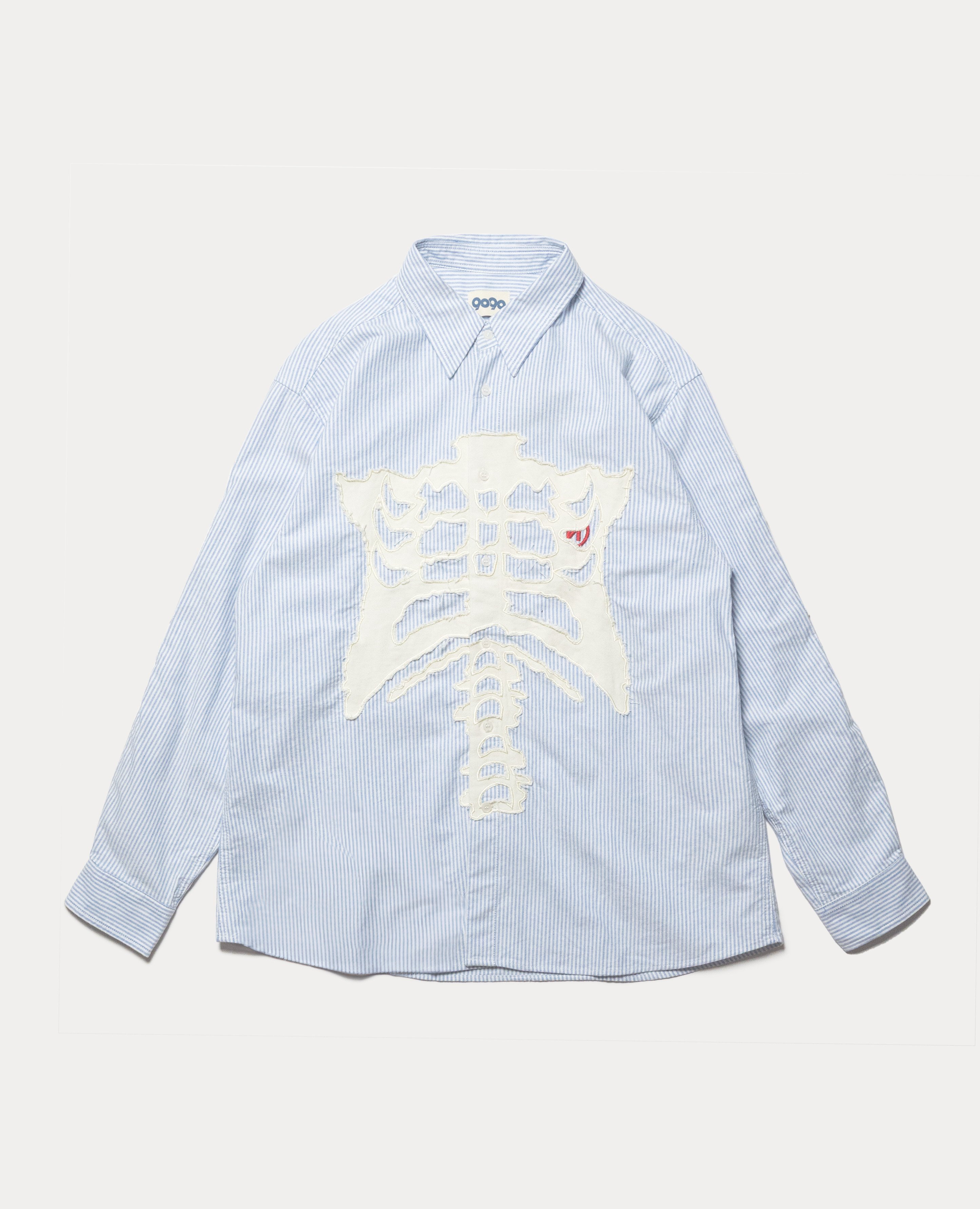 9090 Bone Stripe Shirts