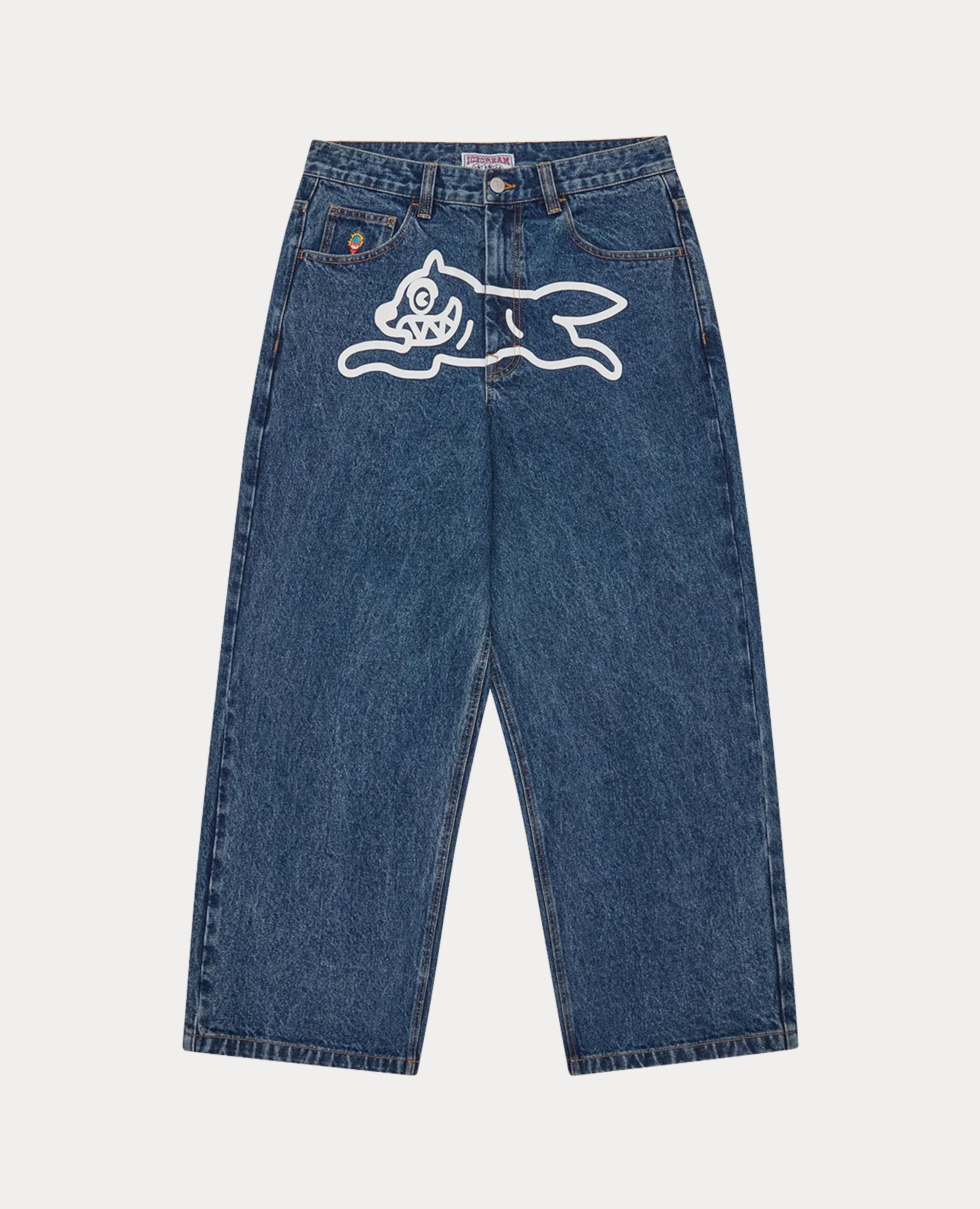 ICECREAM Running Dog Triple Scoop Wide Denim Jeans