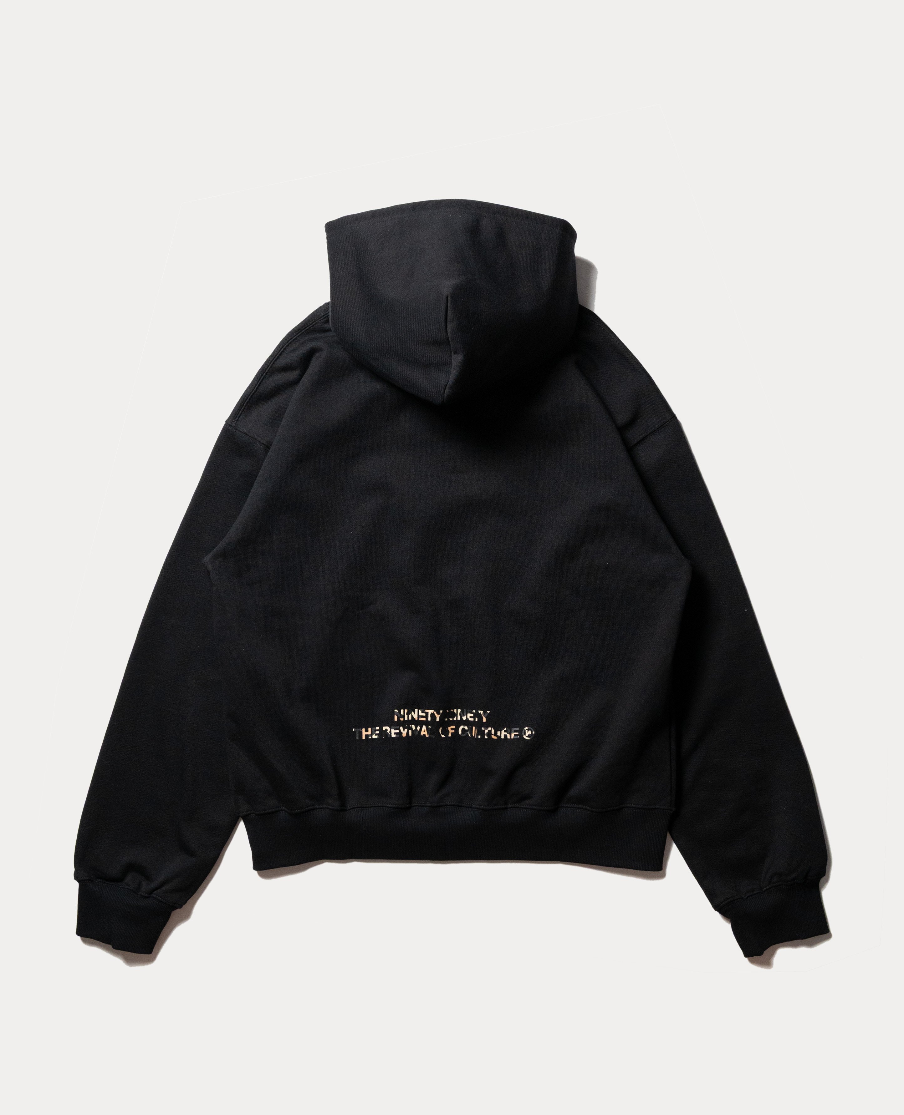 9090 90 Logo Zip Hoodie