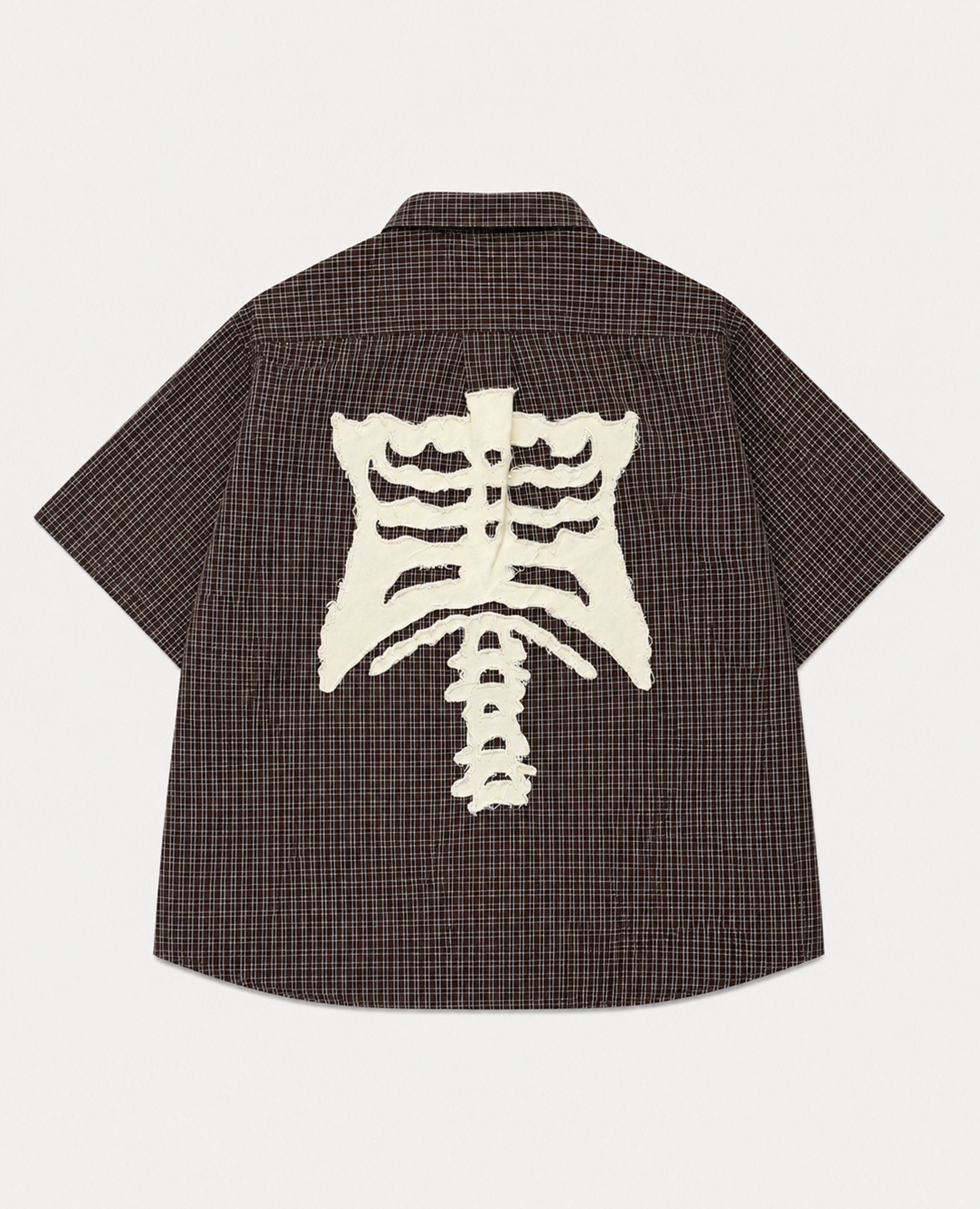 9090 Bone Stripe S/S Shirt