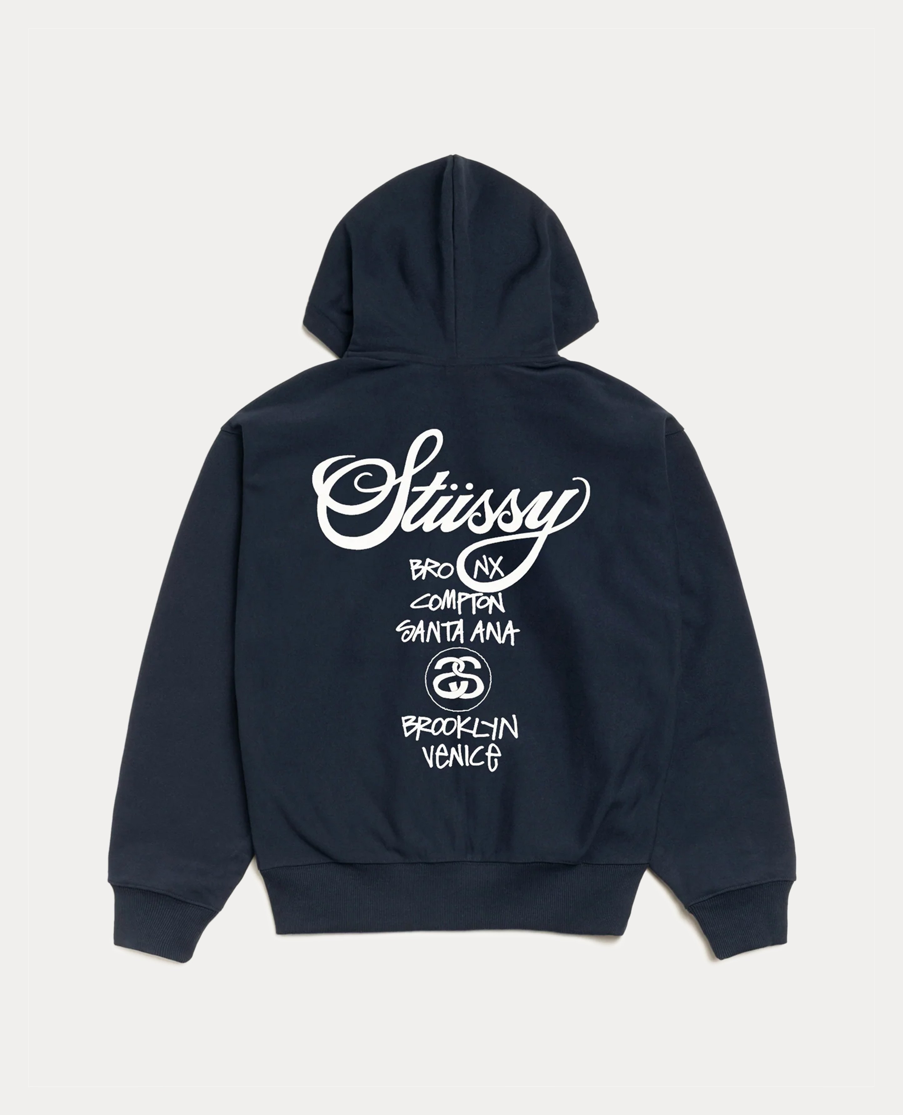 Stüssy World Tour Zip Hoodie