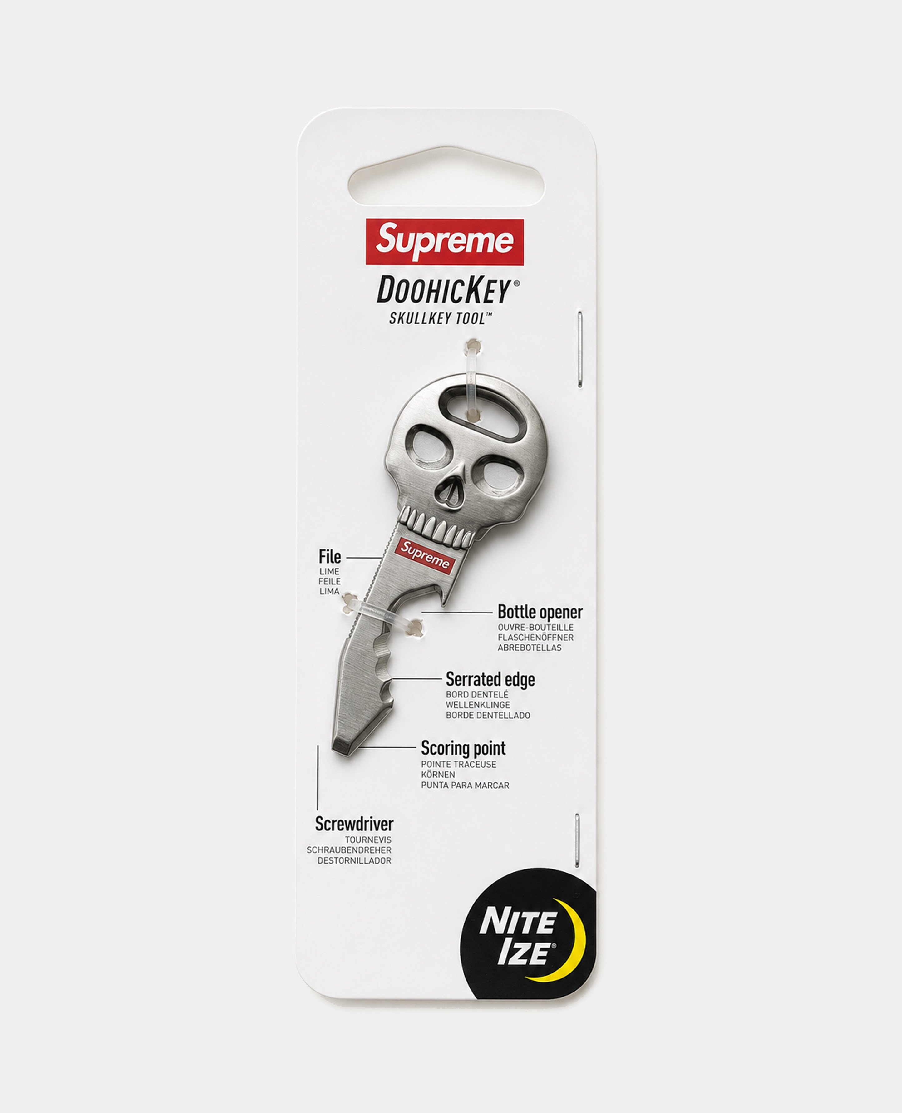 Supreme x Nite Ize Skull Key Tool