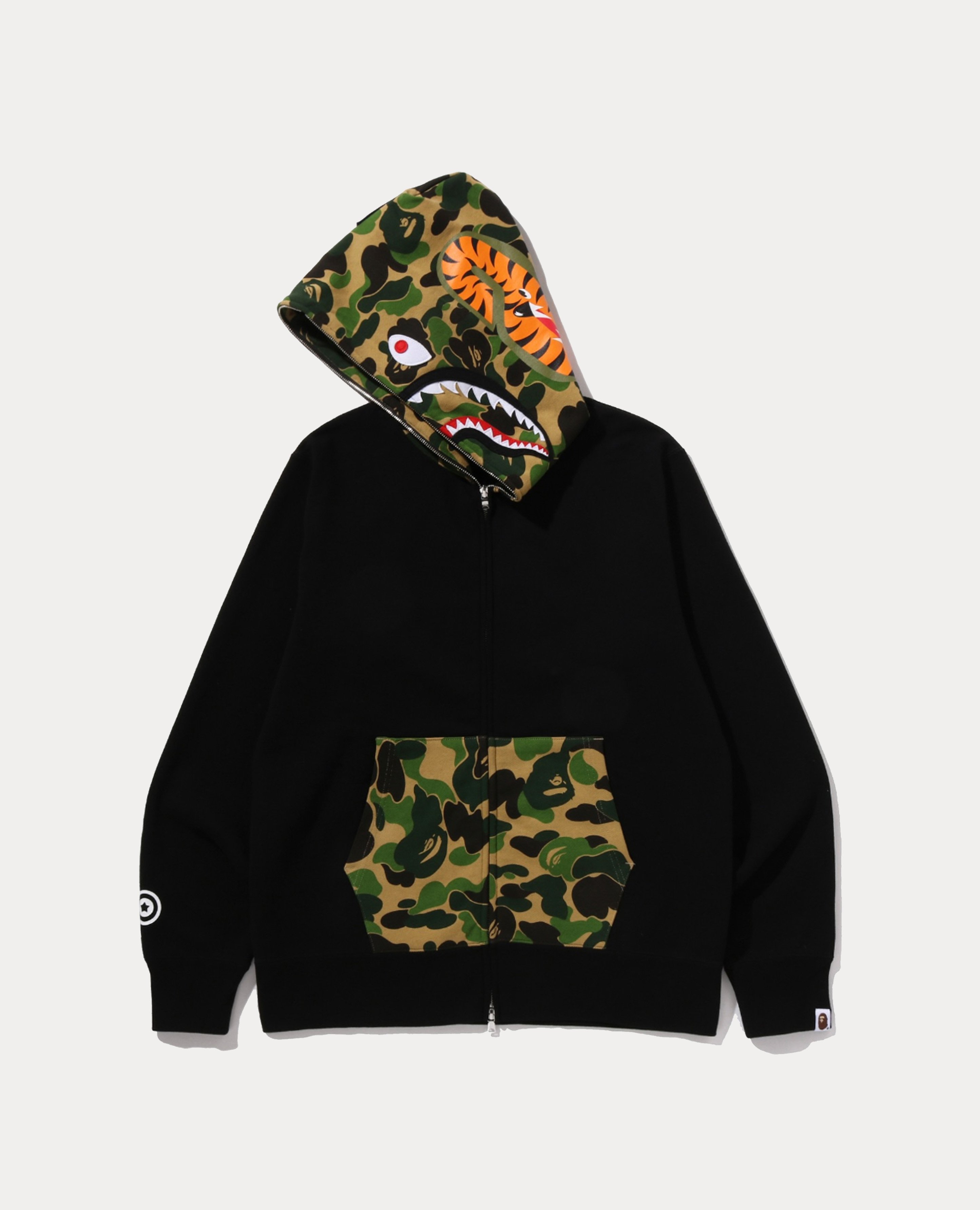 A Bathing Ape ABC Camo Shark Full Zip Hoodie