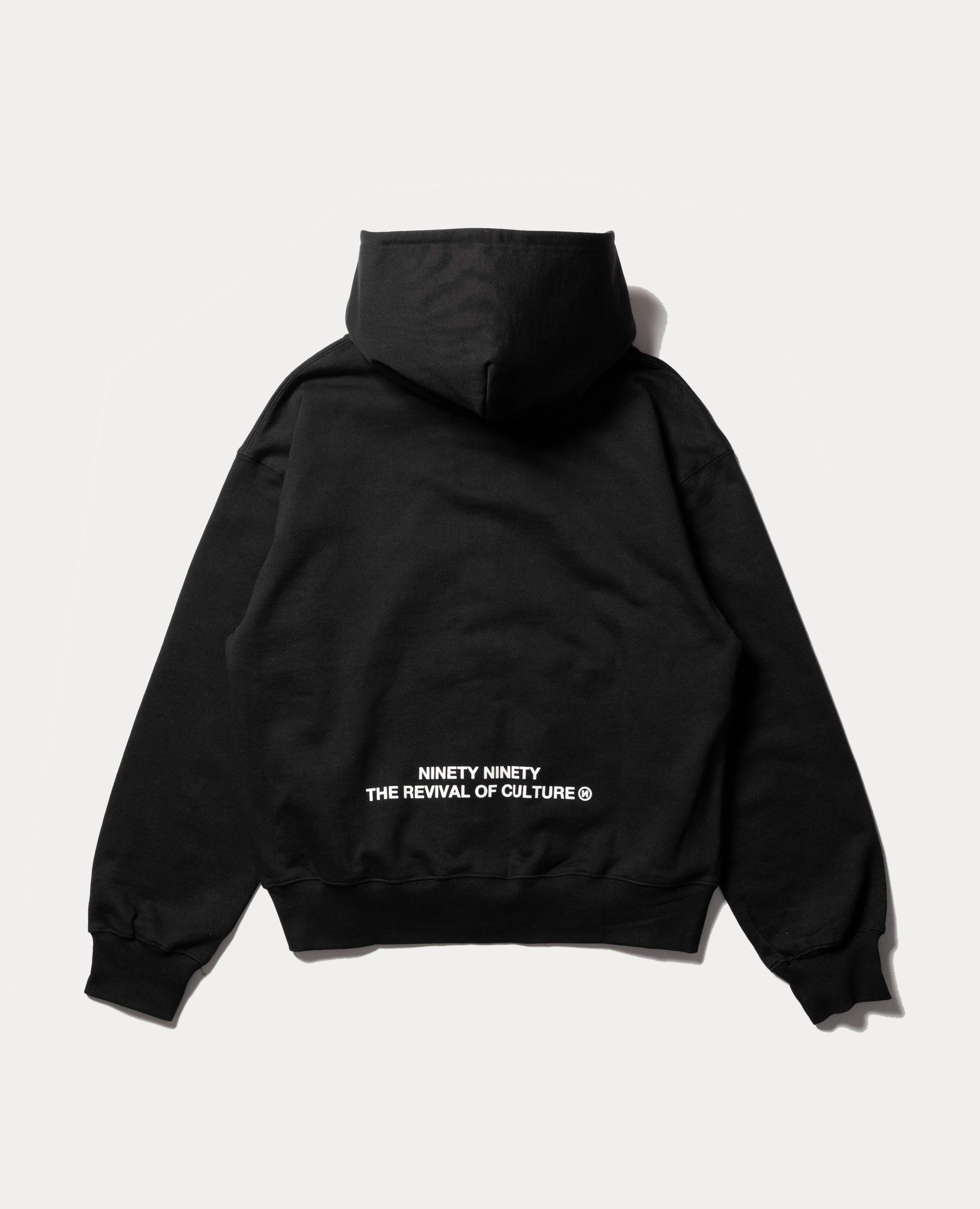 9090 90 Logo Zip Hoodie