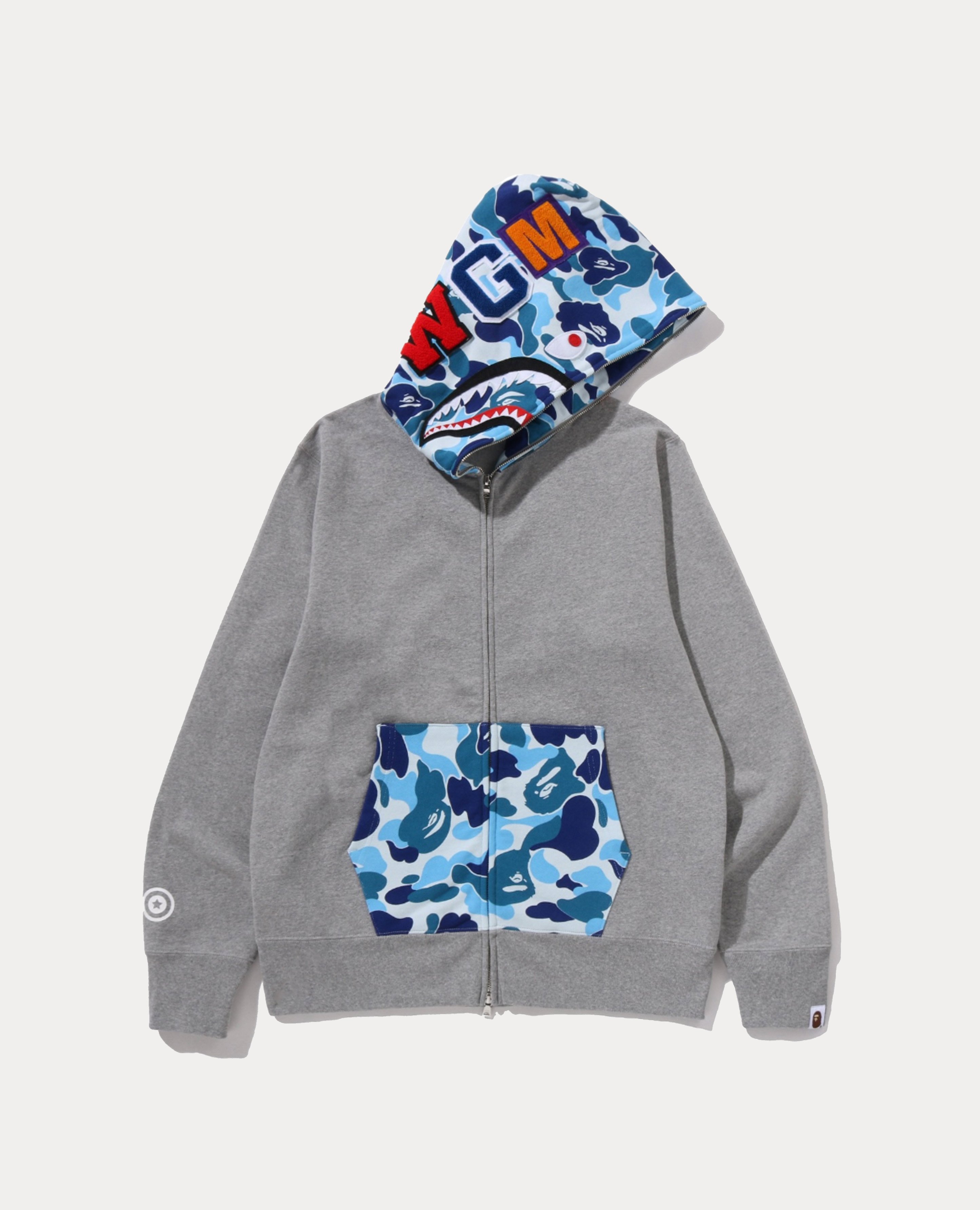 A Bathing Ape ABC Camo Shark Full Zip Hoodie