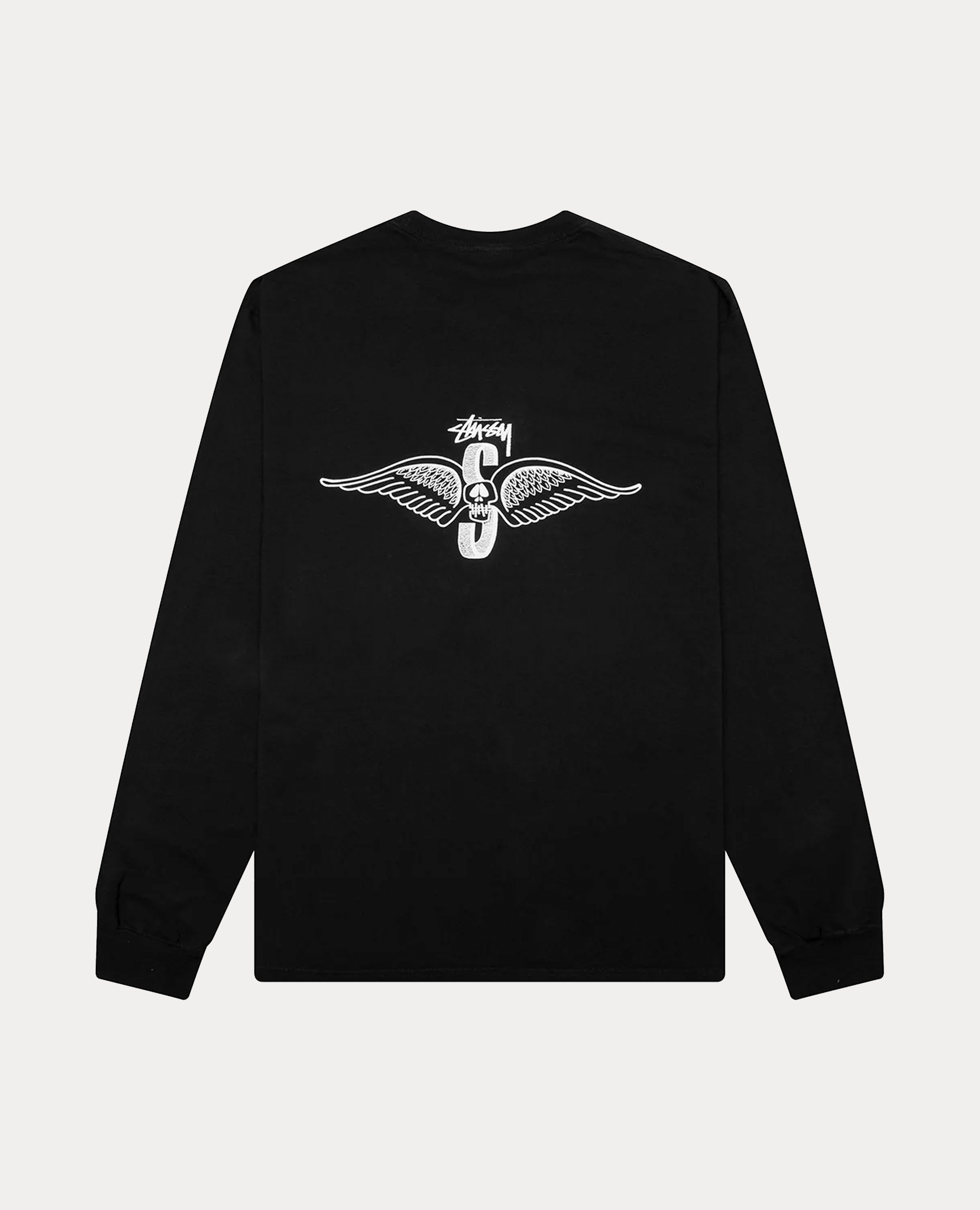 Stüssy Skull Wings Long Sleeve Tee Pigment Dyed
