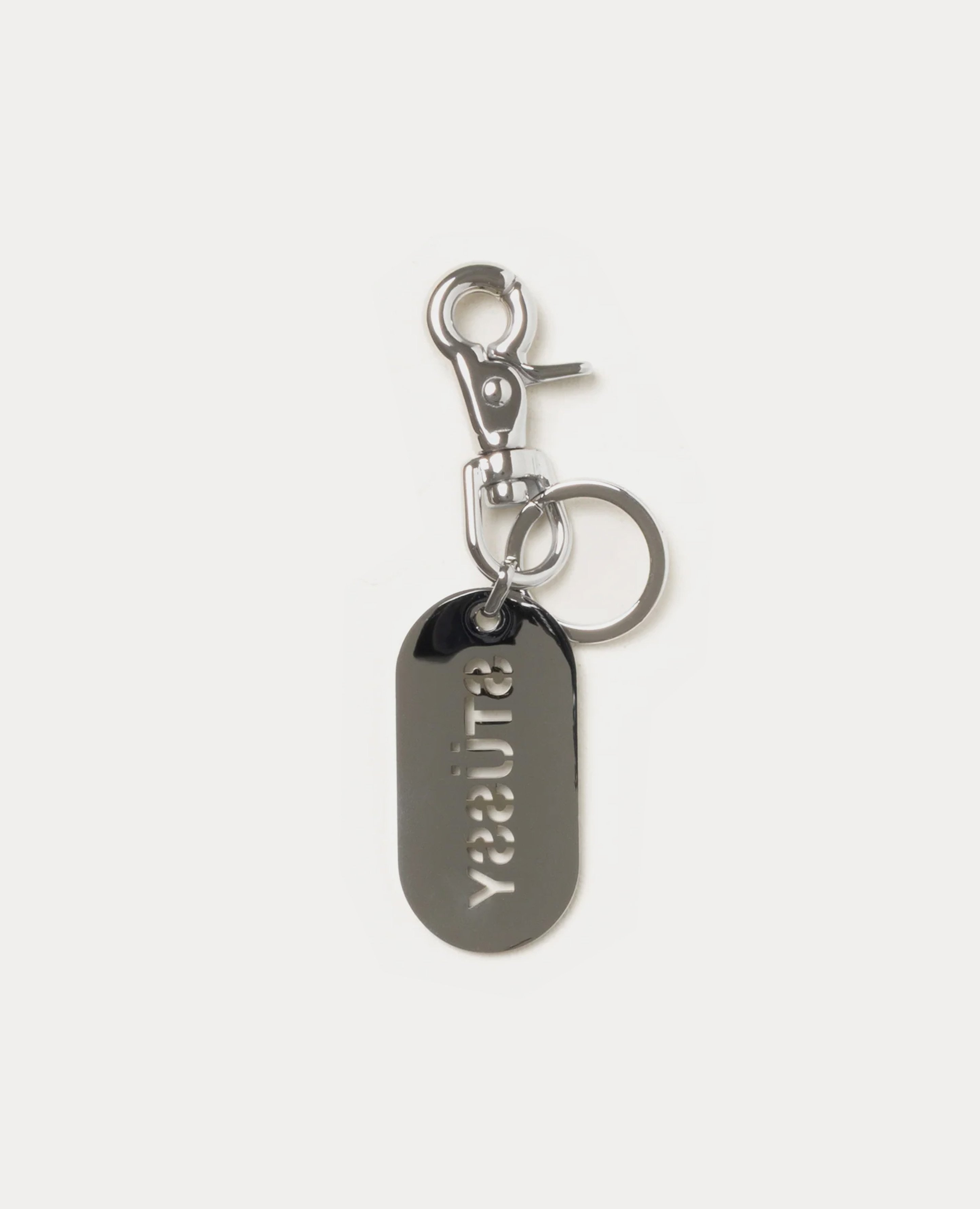 Stüssy Metal Tag Keychain