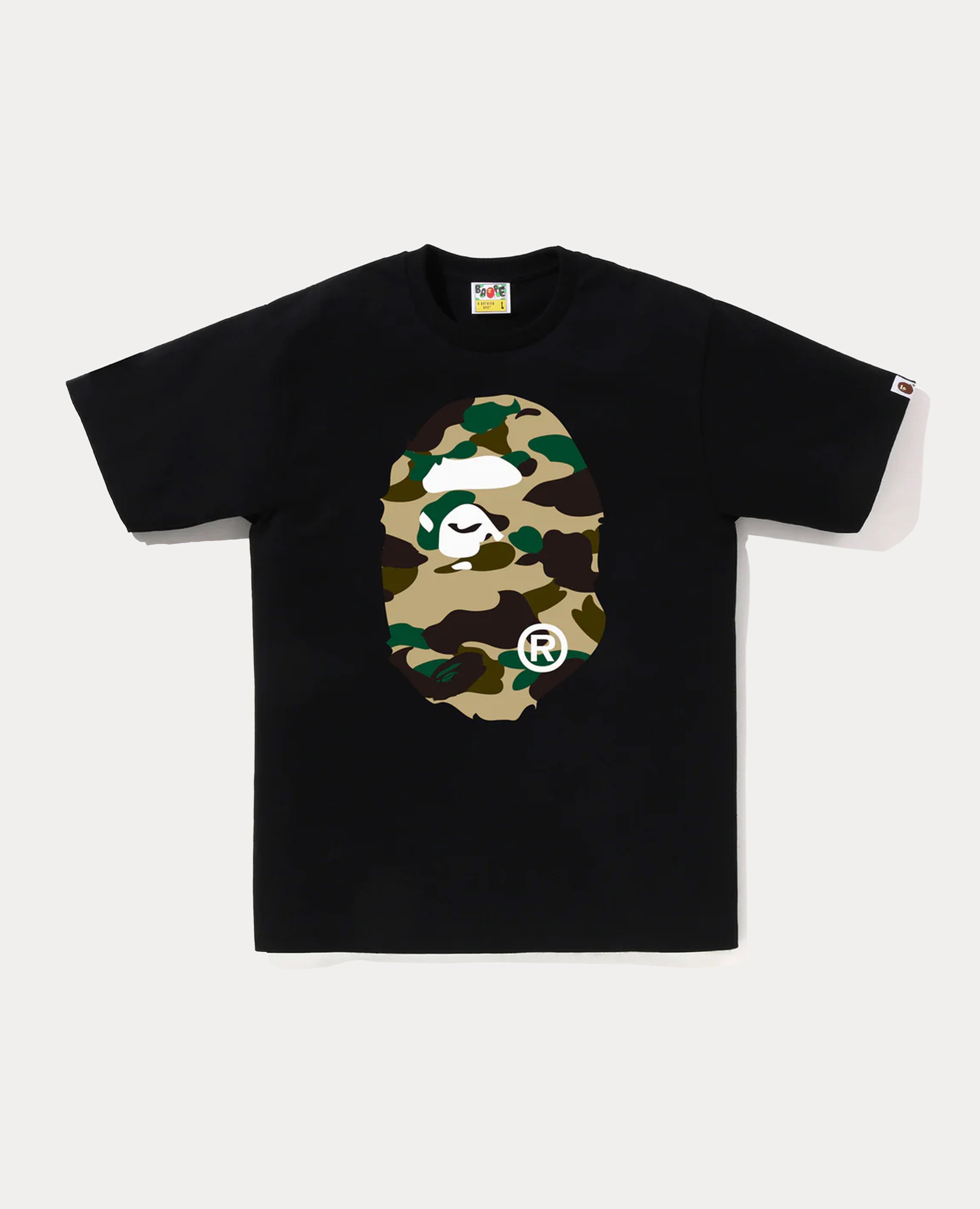 A Bathing Ape 1St Camo Big Ape Head Tee