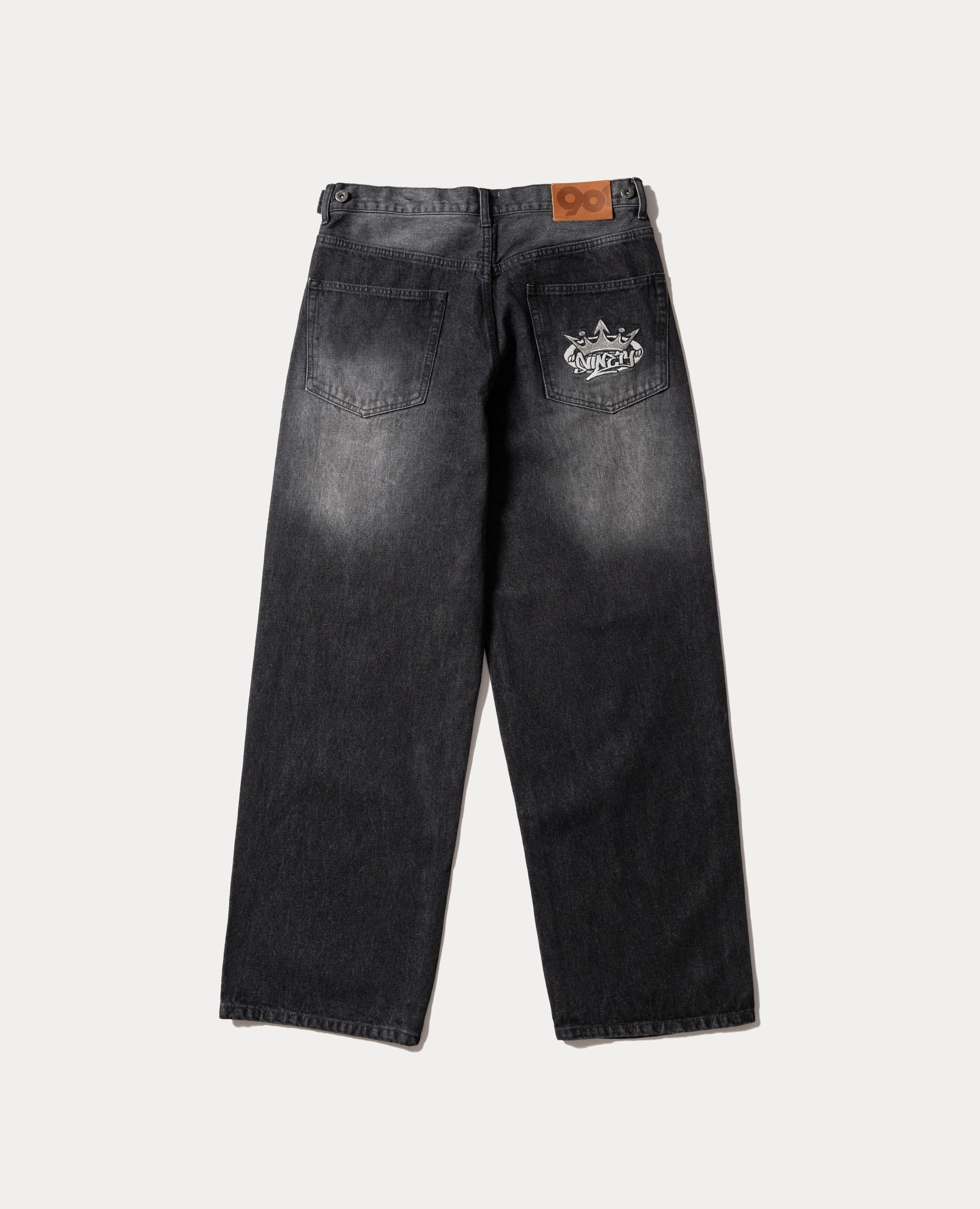 9090 King Logo Vintage Tapered Pants