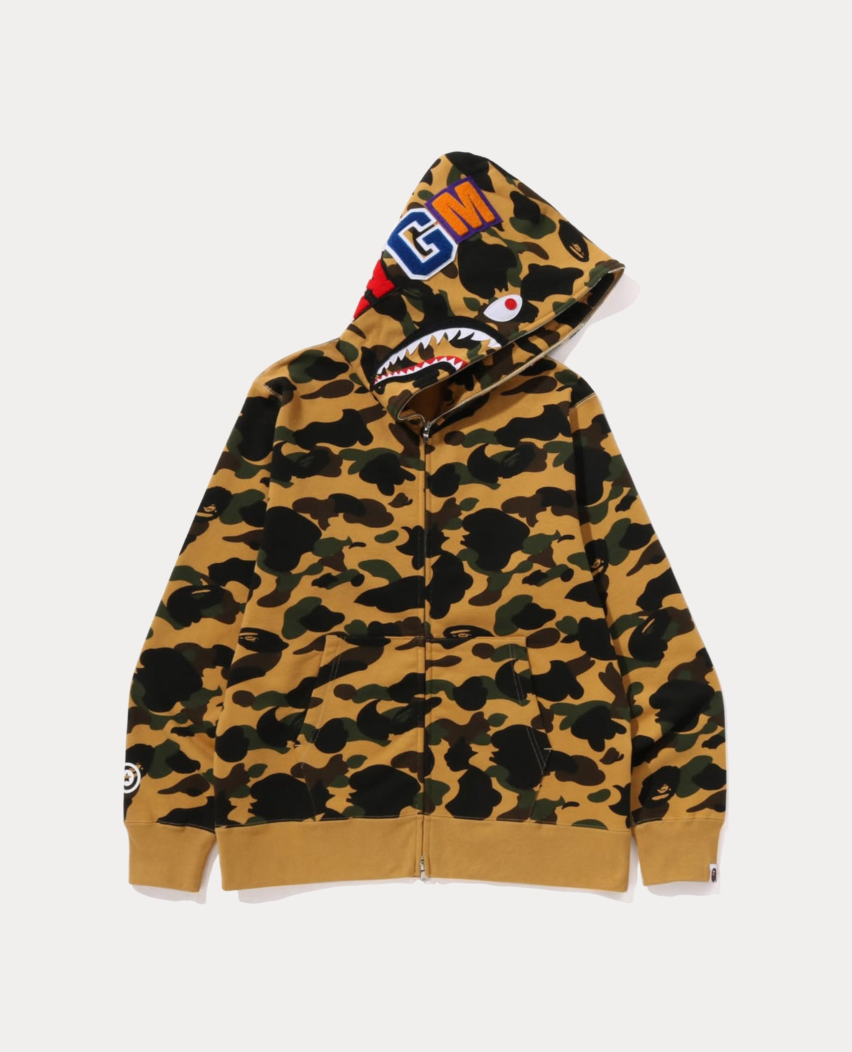 A Bathing Ape 1ST Camo Shark Full Zip Hoodie