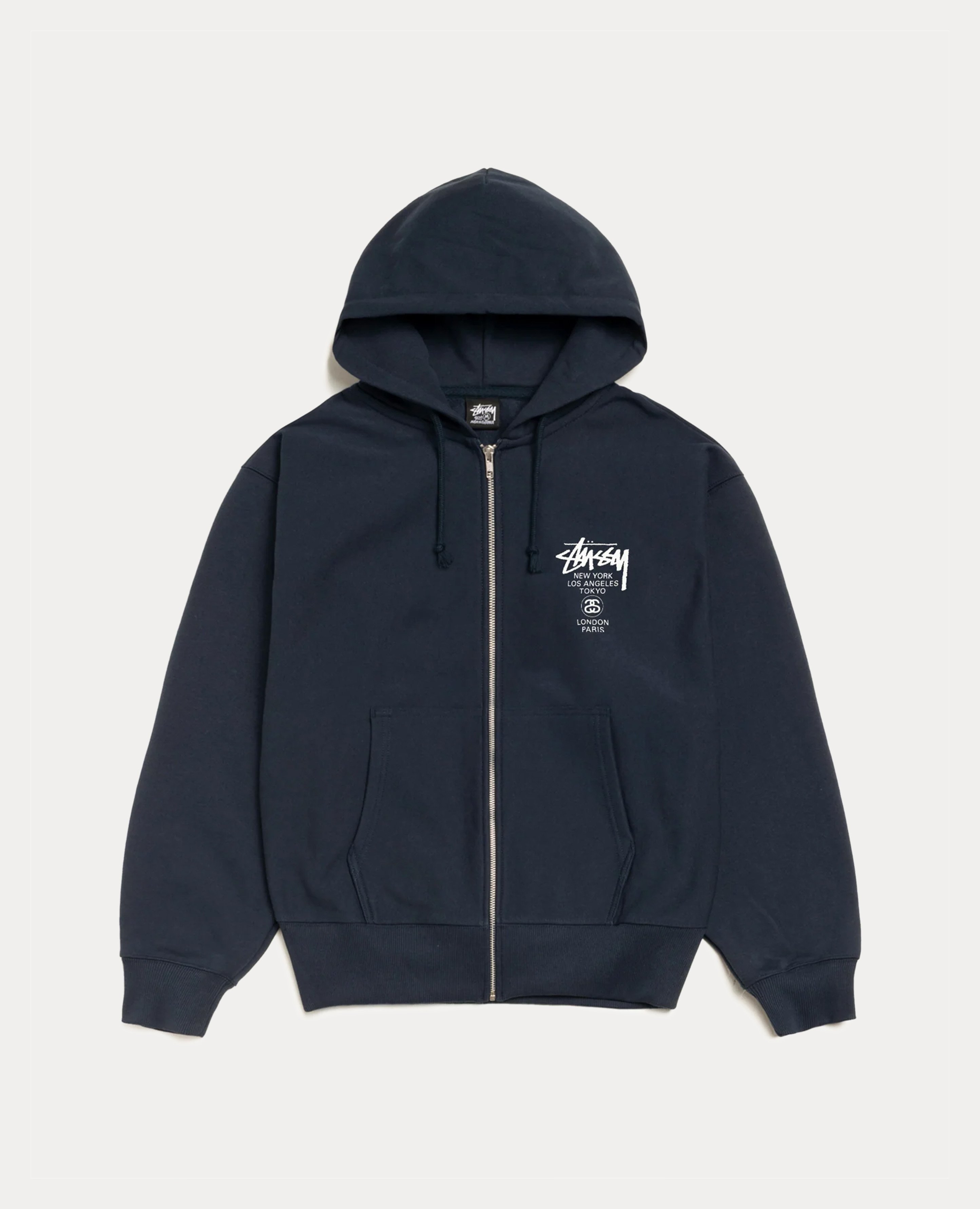 Stüssy World Tour Zip Hoodie
