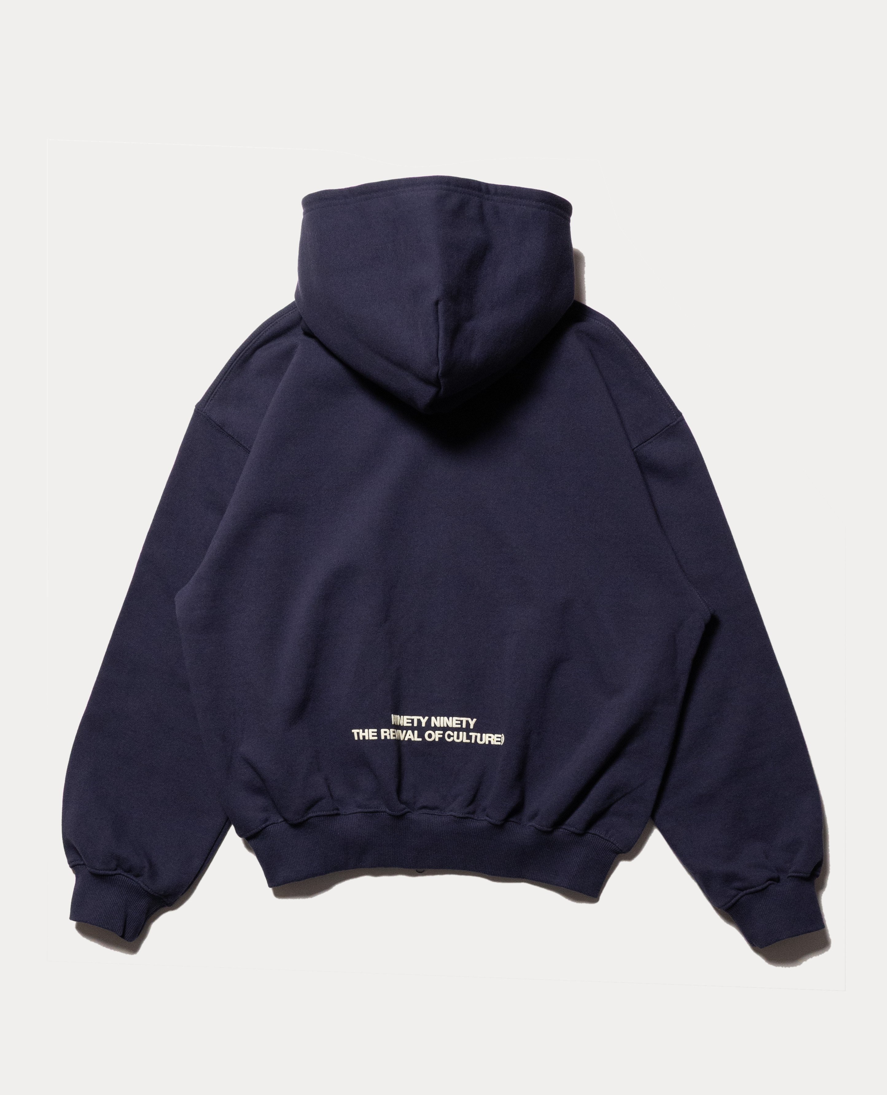 9090 90 Logo Glow Puff Logo Hoodie