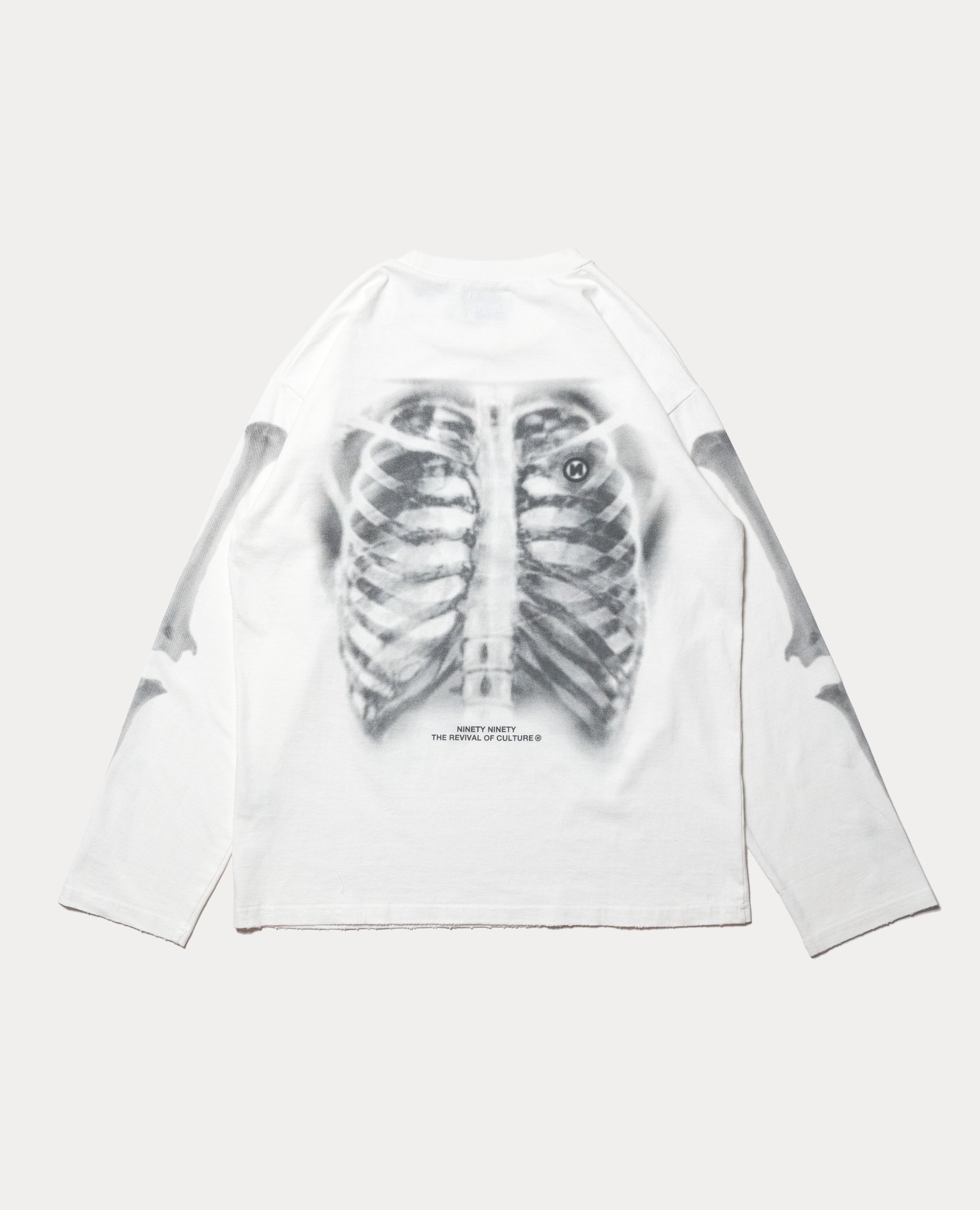 9090 X-ray Bone Vintage L/S Tee