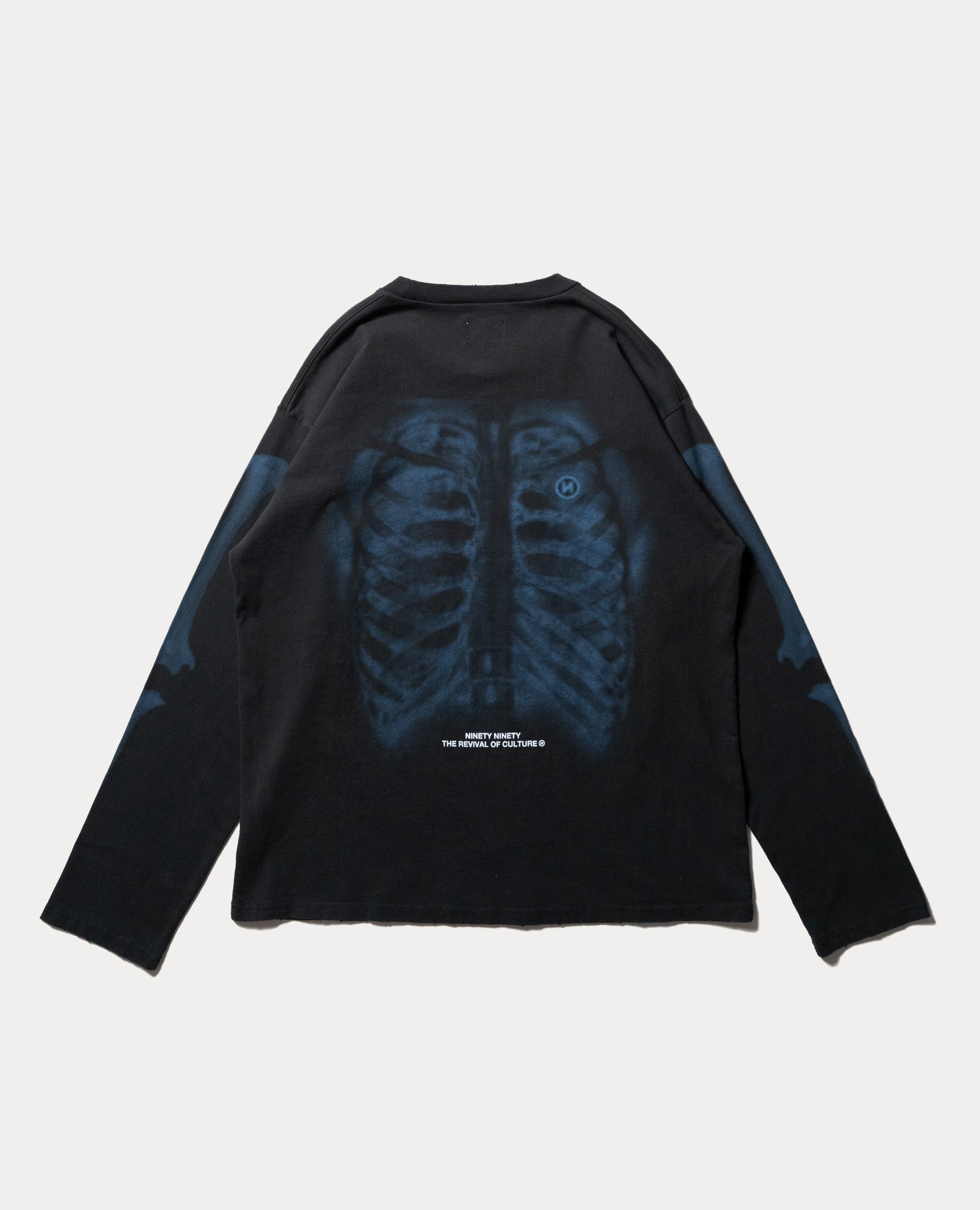 9090 X-ray Bone Vintage L/S Tee