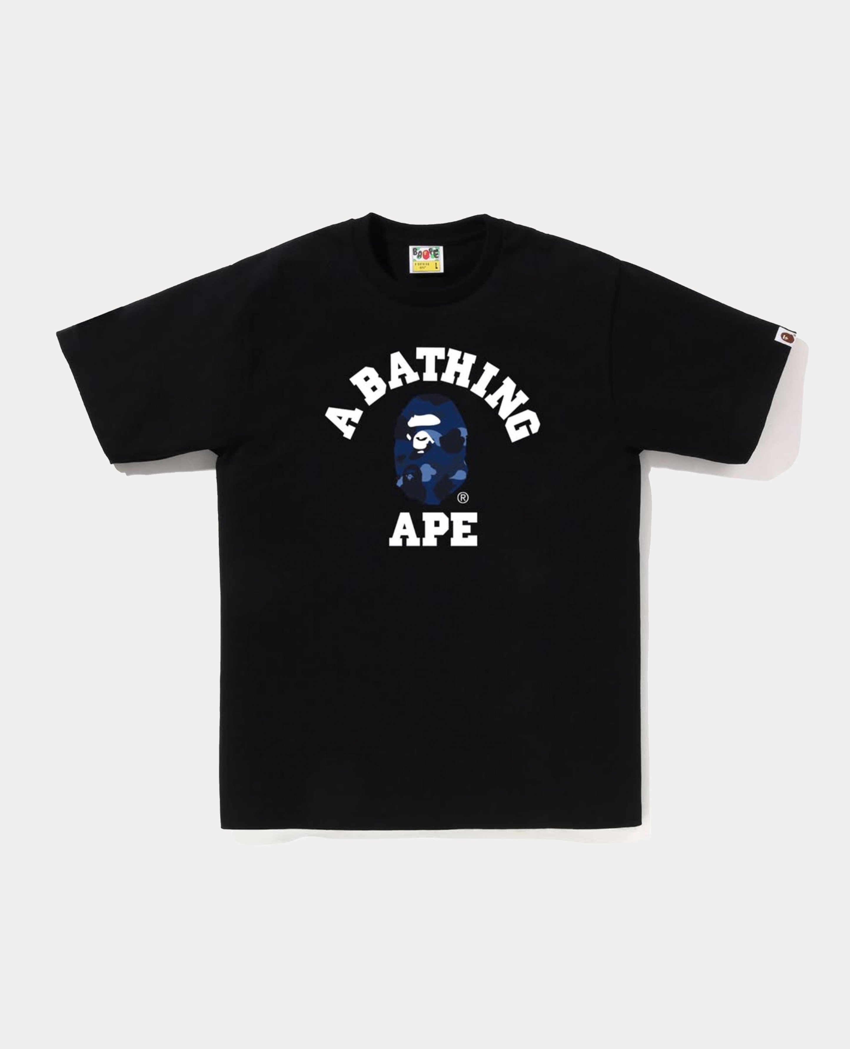 A Bathing Ape Color Camo College Tee