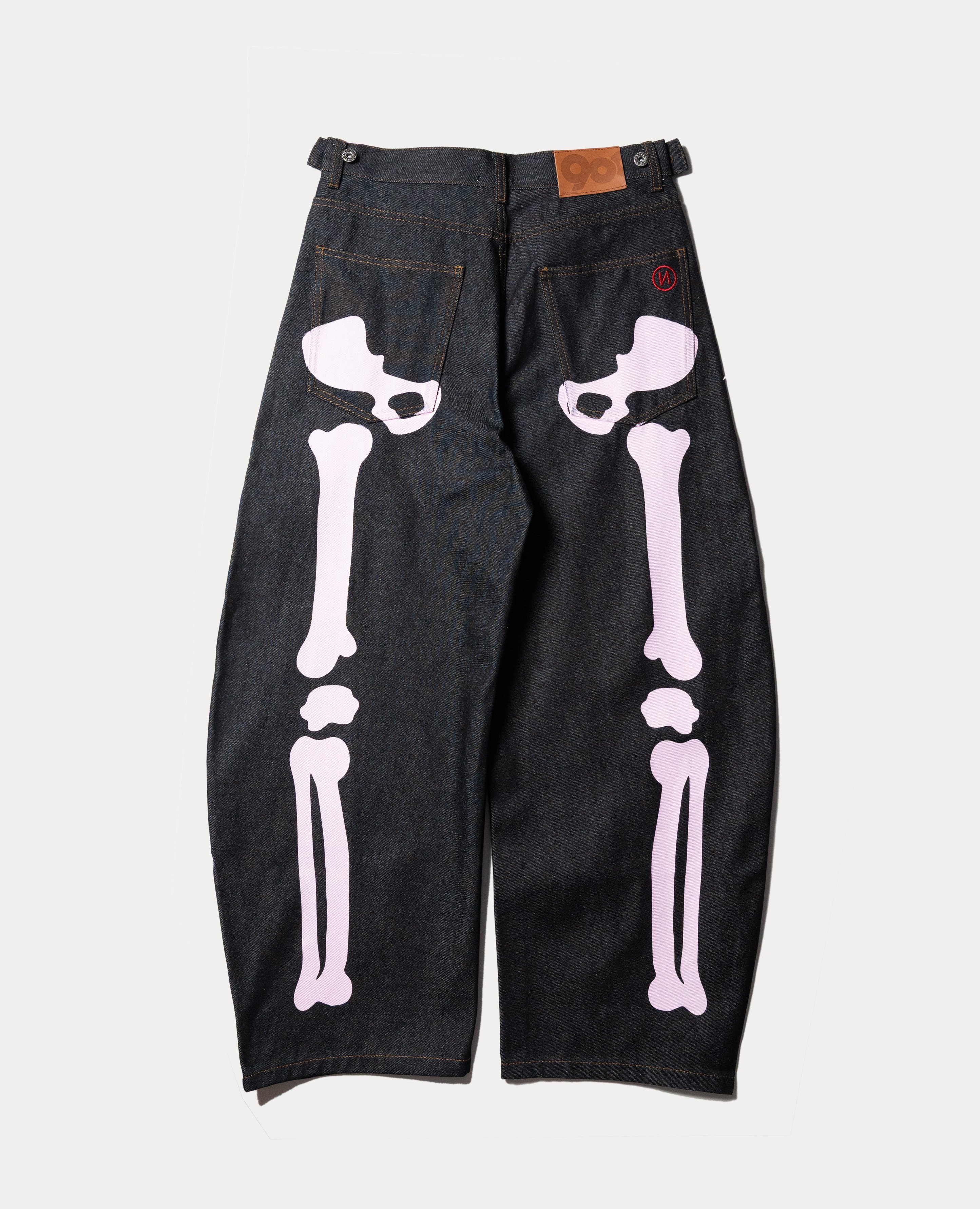 9090 Bone Hand Denim pants