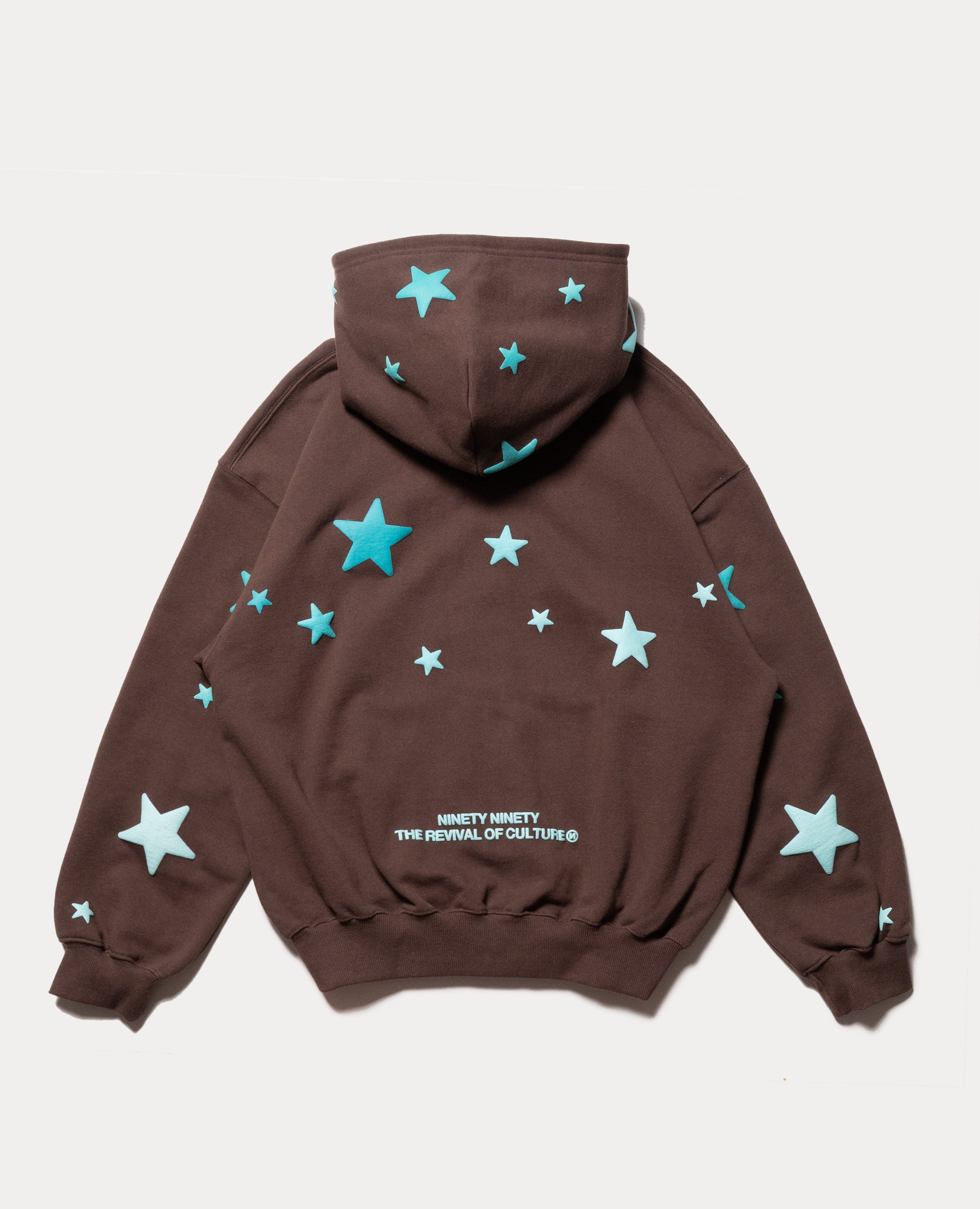 9090 90 Glow Star Allover Hoodie