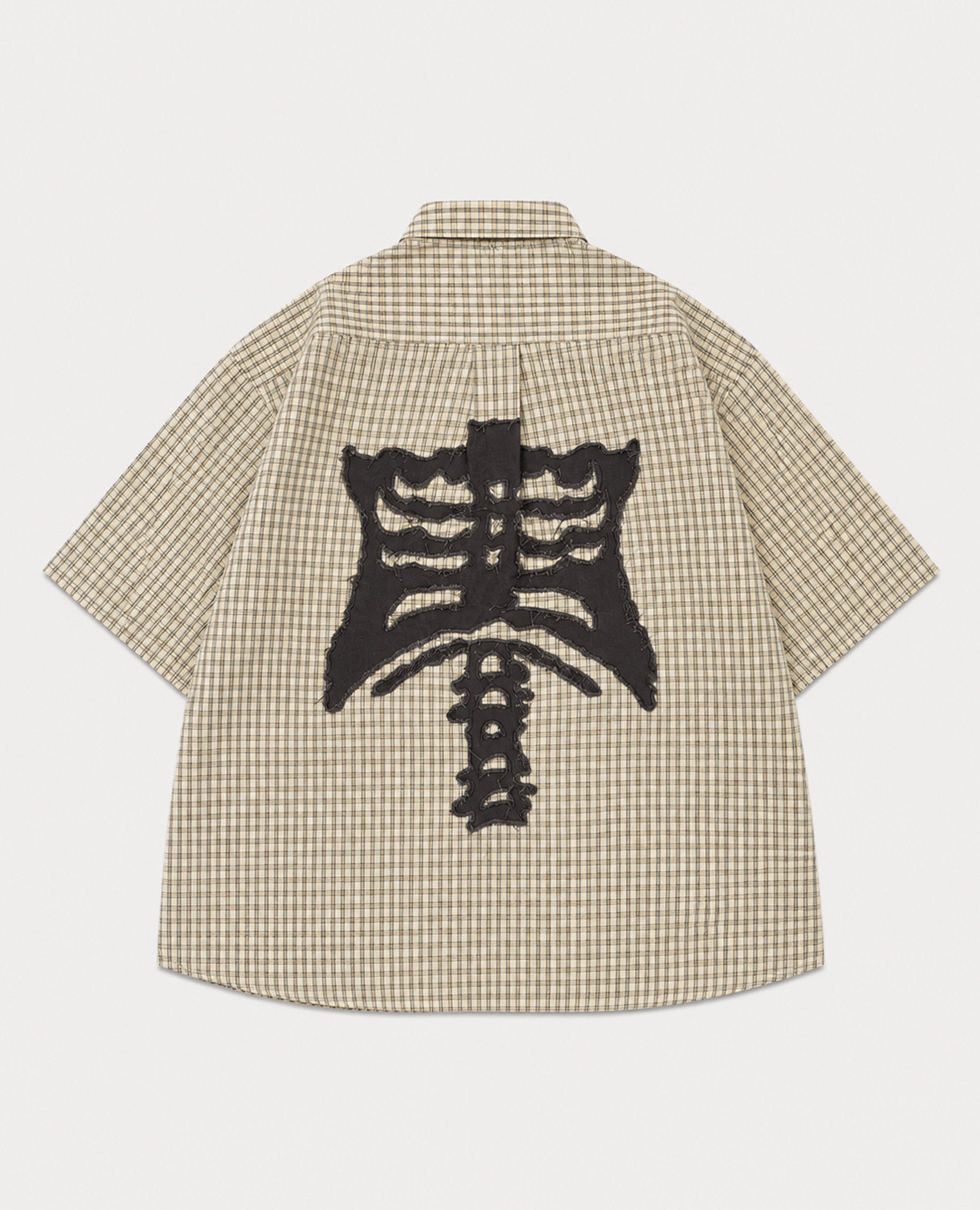 9090 Bone Stripe S/S Shirt