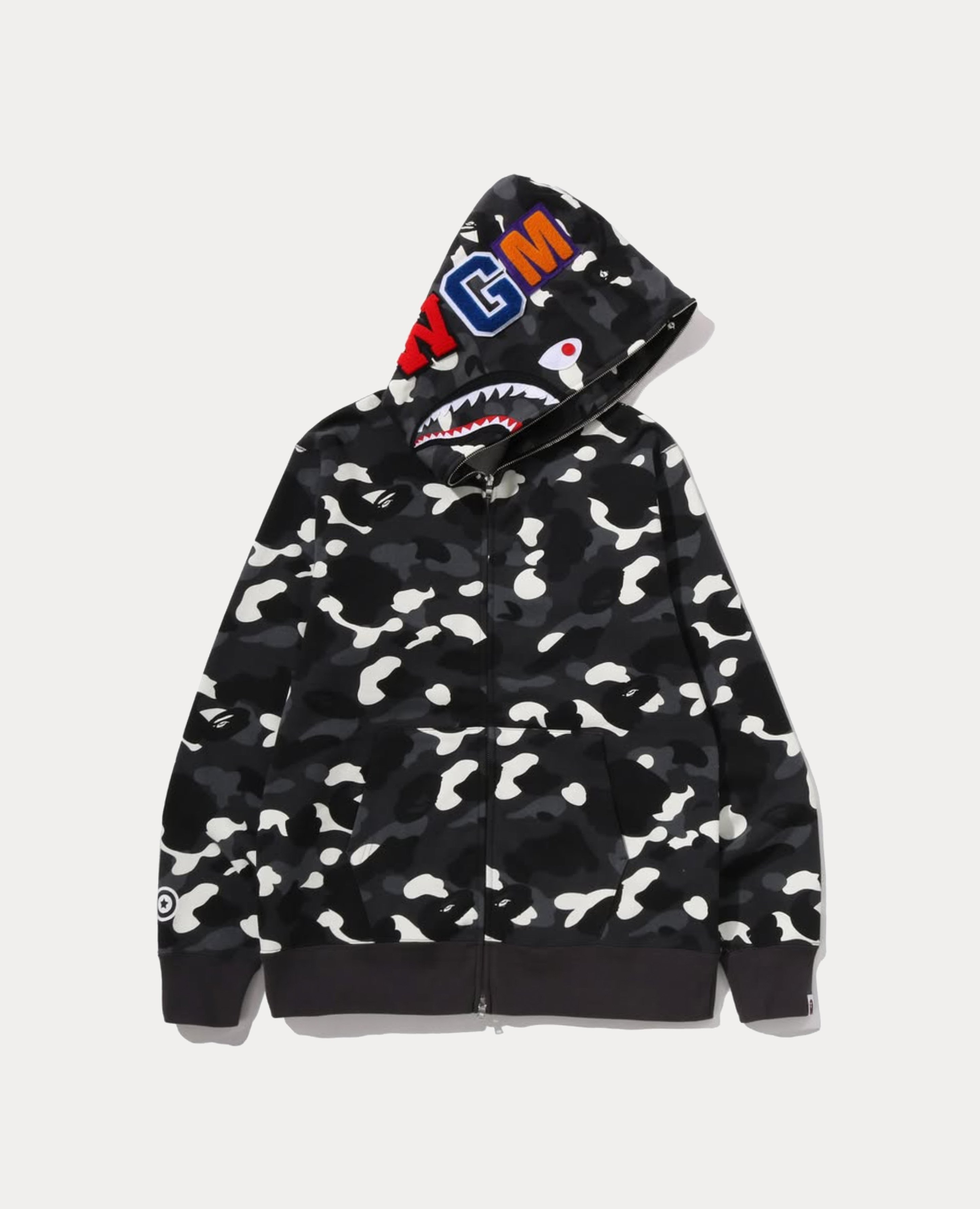 A Bathing Ape City Camo Shark Regular Fit Full Zip Hoodie