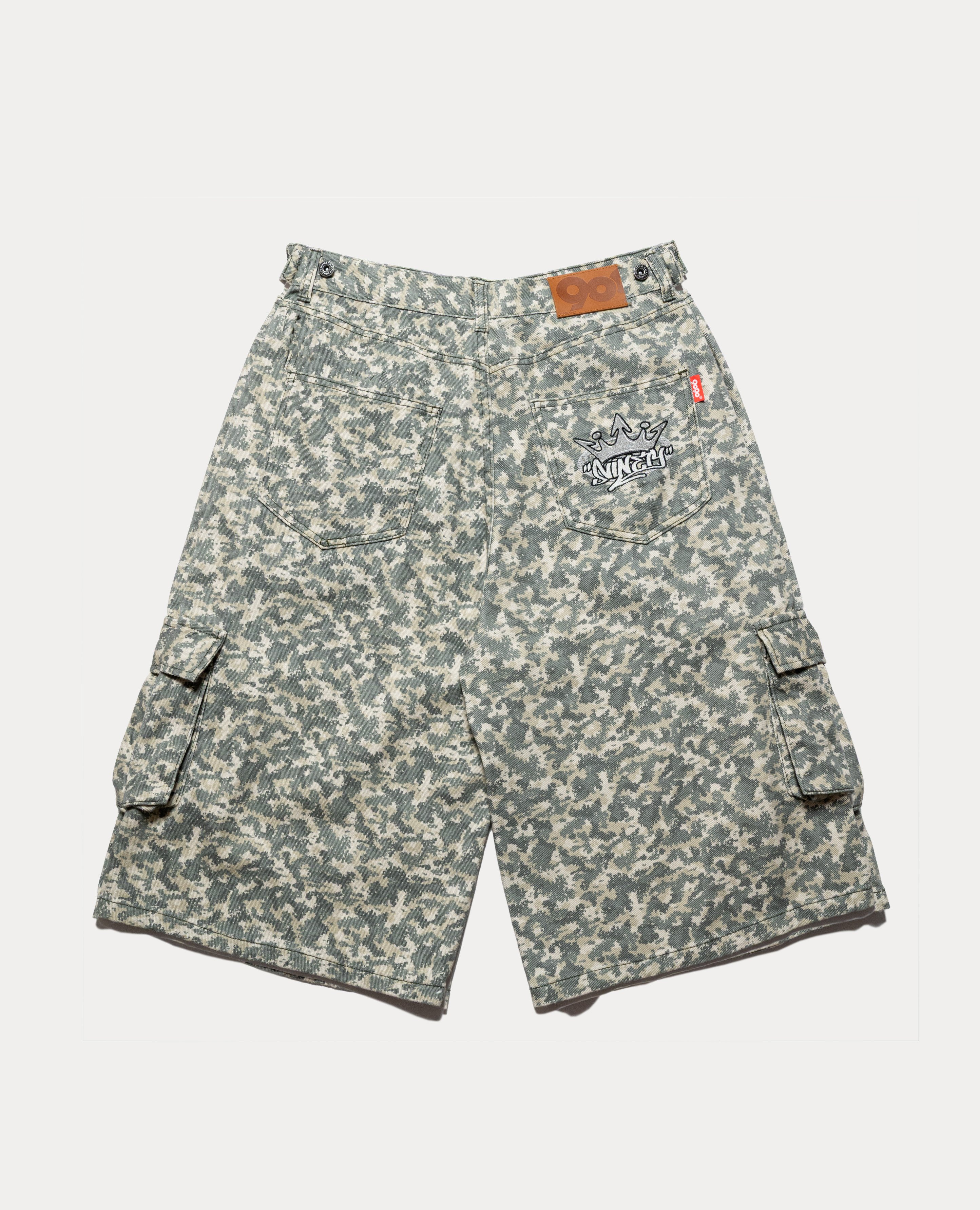 9090 King Logo Assort Cargo Shorts