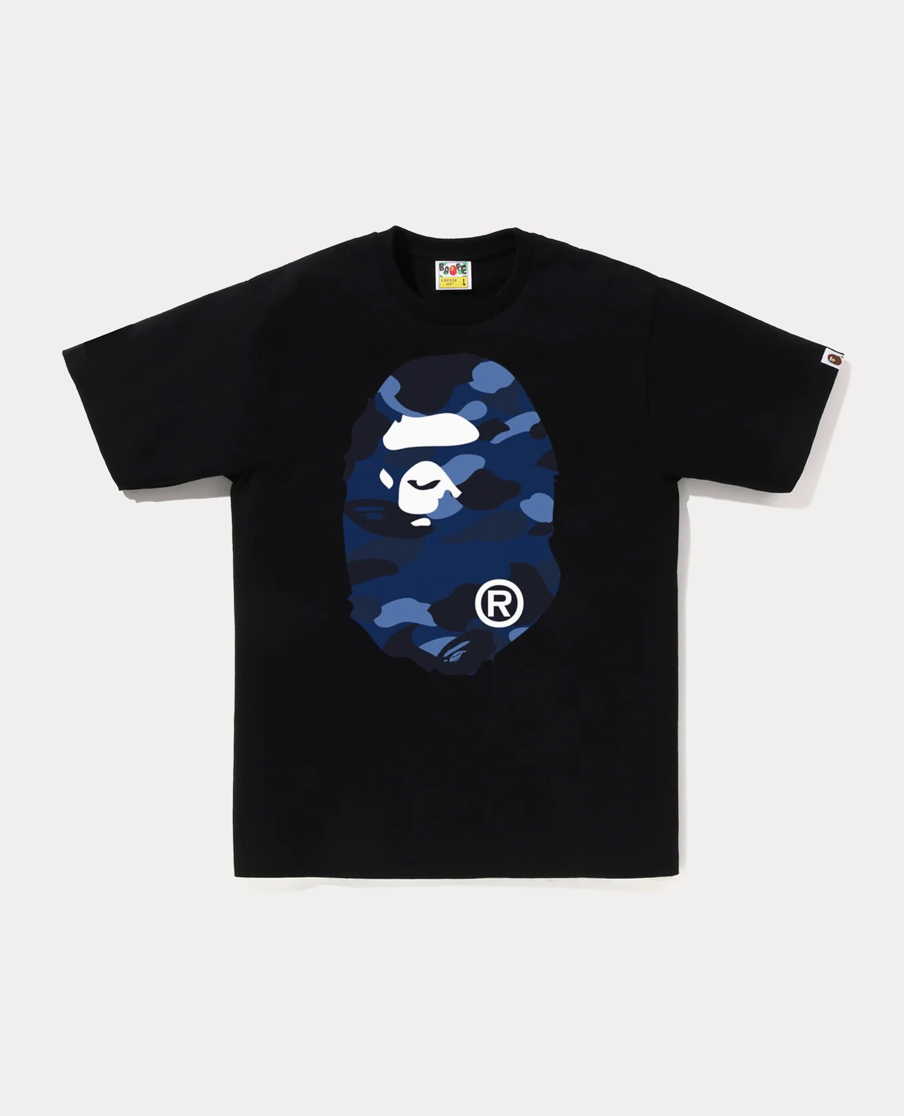 A Bathing Ape Color Camo Big Ape Head Tee