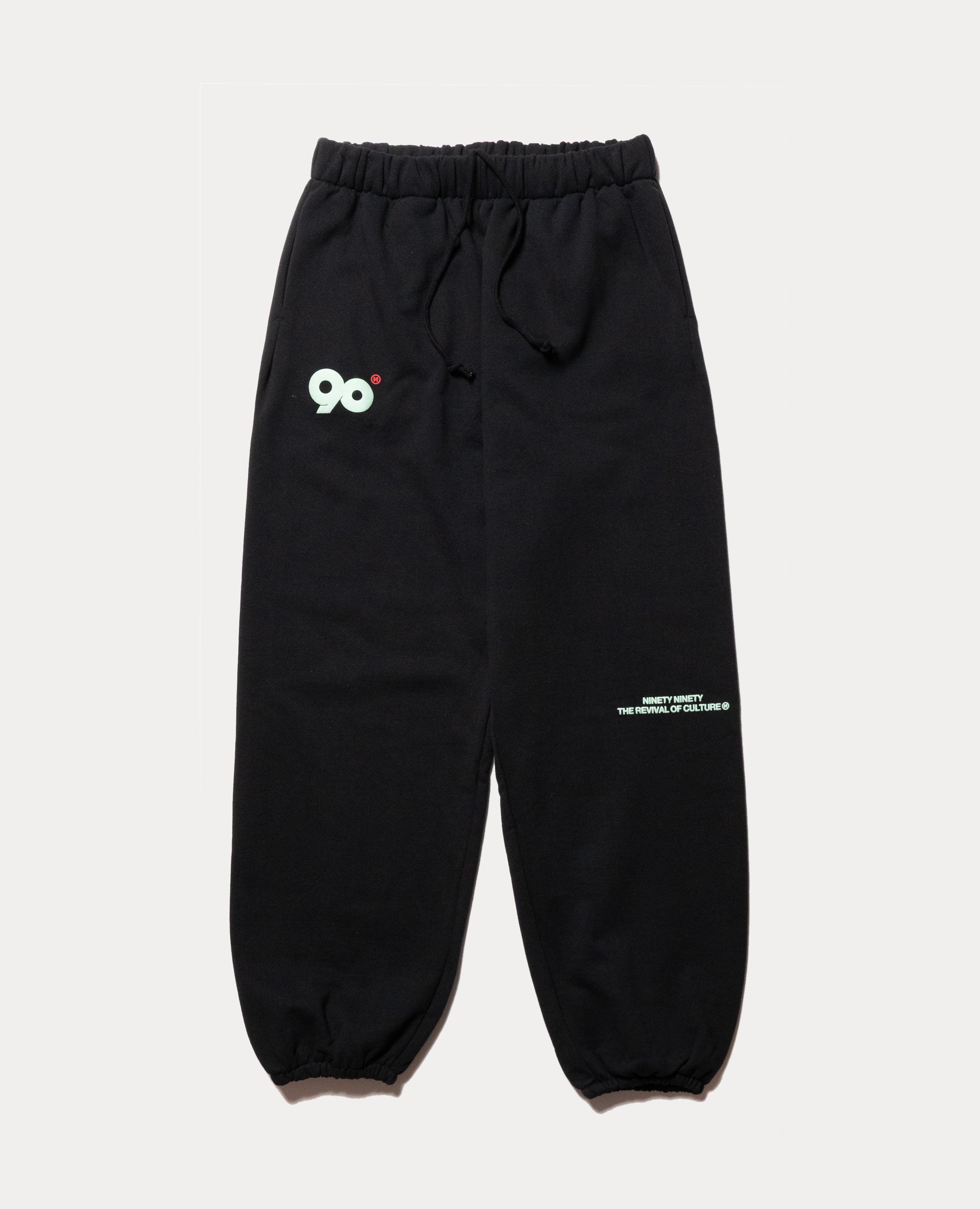 9090 90 Logo Glow Puff Logo Sweat Pants