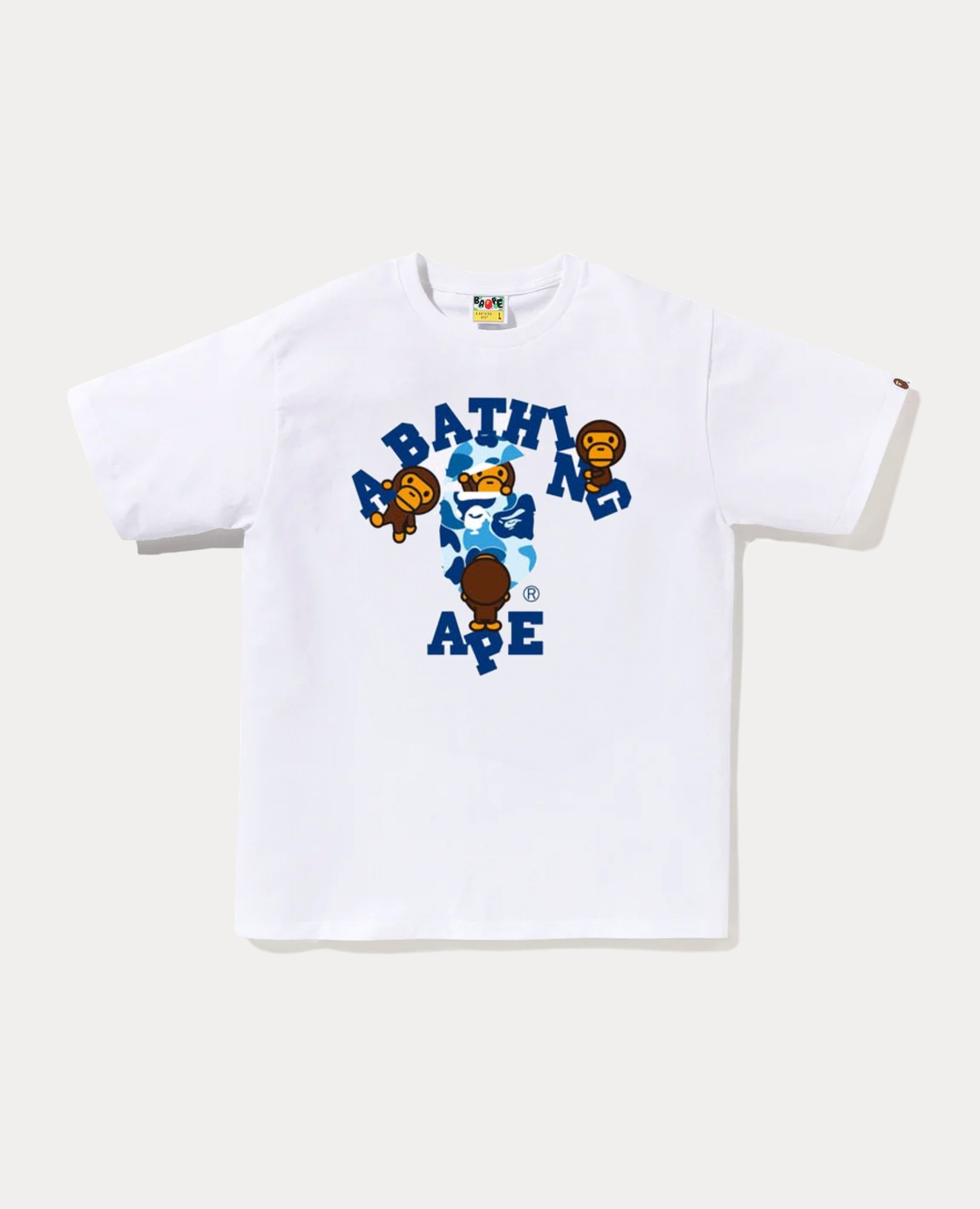 A Bathing Ape ABC Camo College Milo Tee